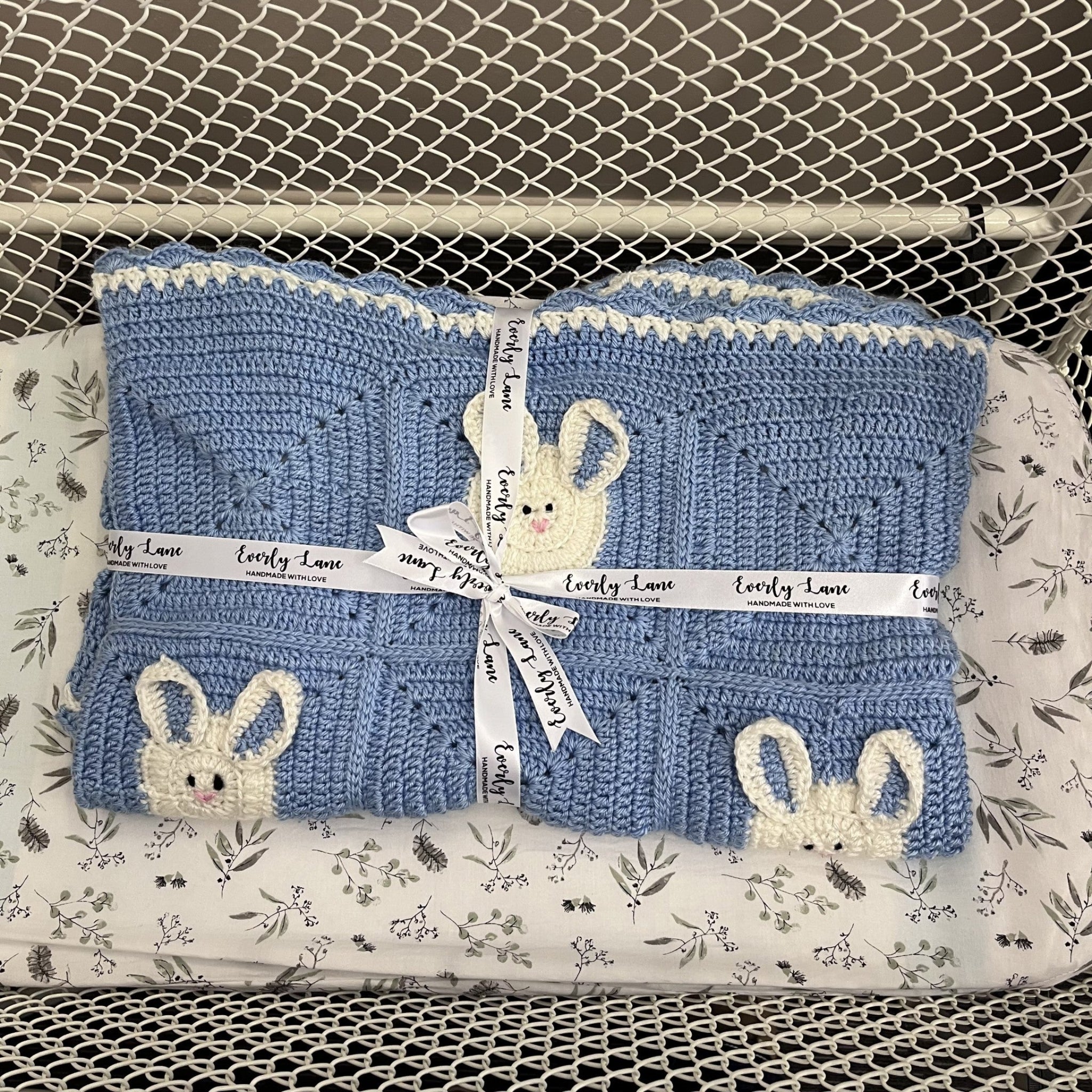 Baby Blanket Blue Bunny