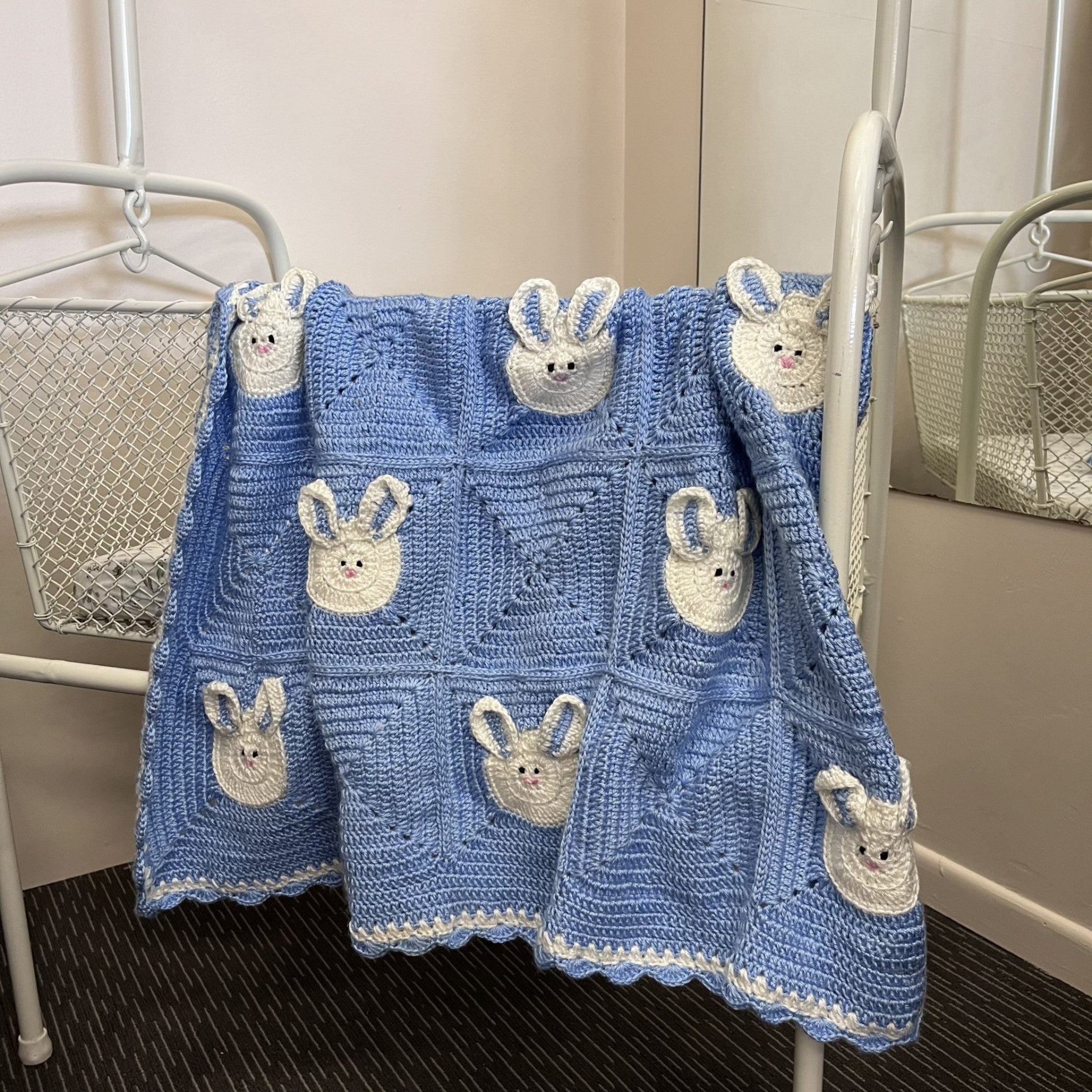 Baby Blanket Blue Bunny