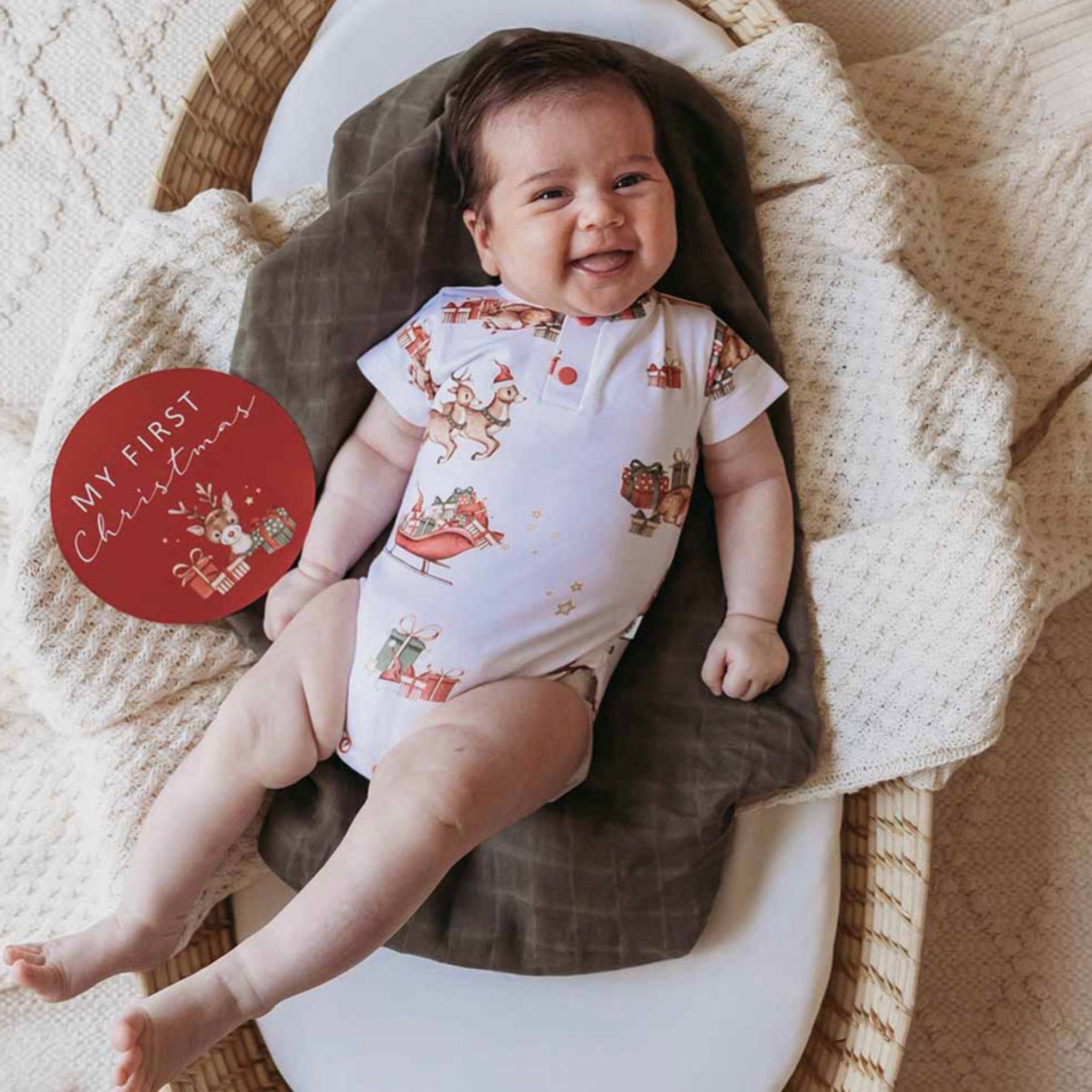 Baby Bodysuits Reindeer