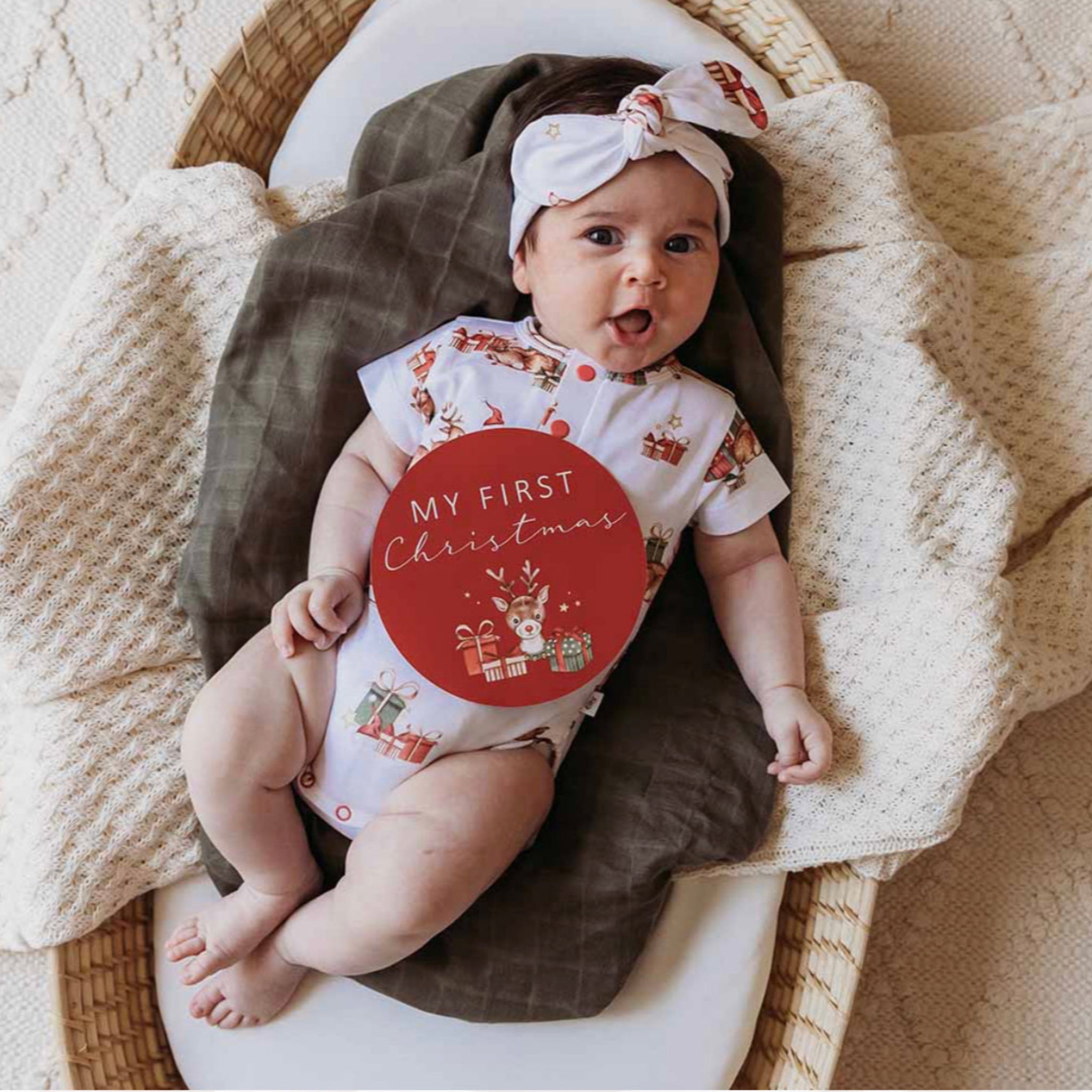 Baby Bodysuits Reindeer