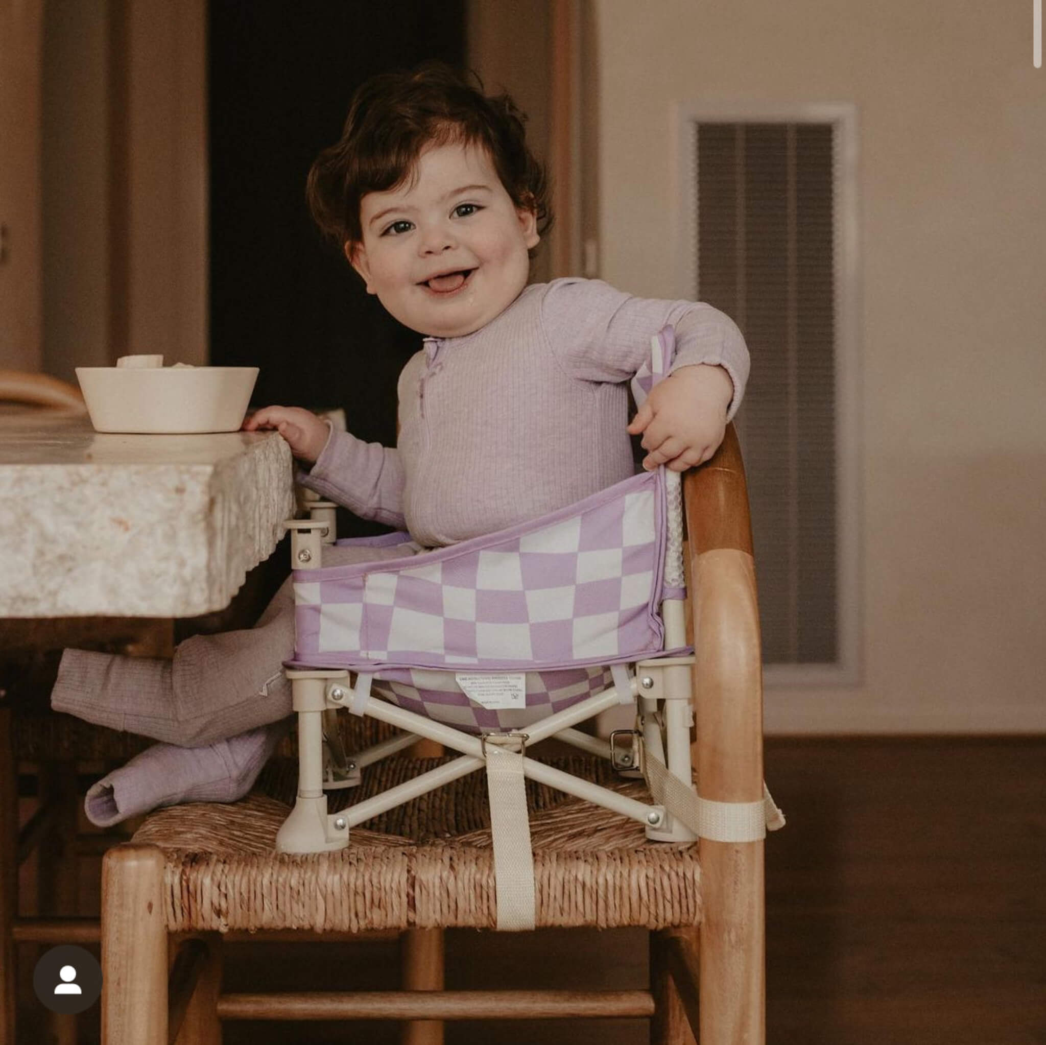 Baby mini chair Ava on chair