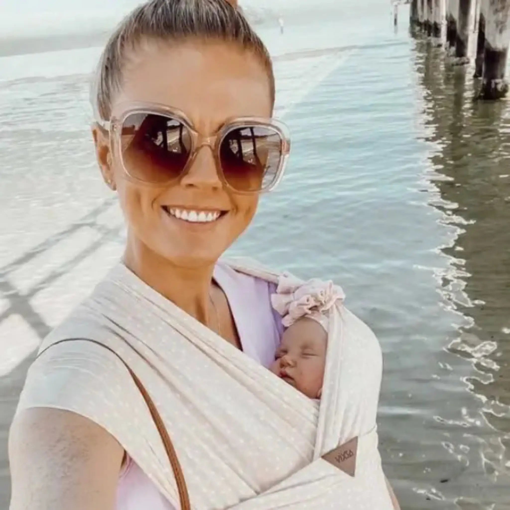 Bamboo Baby Wrap Carrier | Soft & Adjustable Baby Wrap