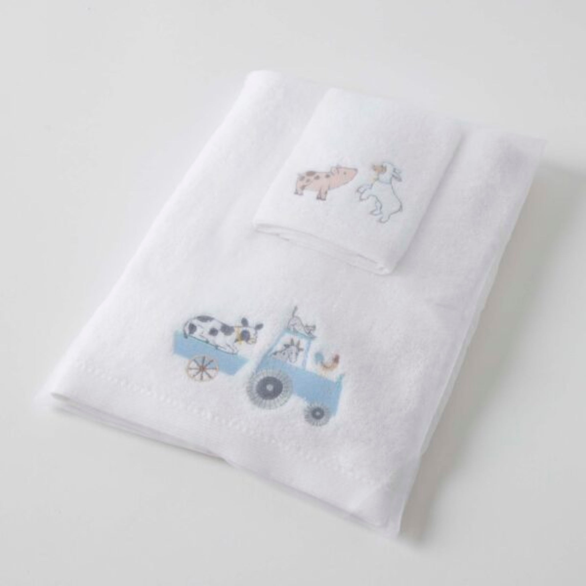 Bath Towel Set Farm Fun