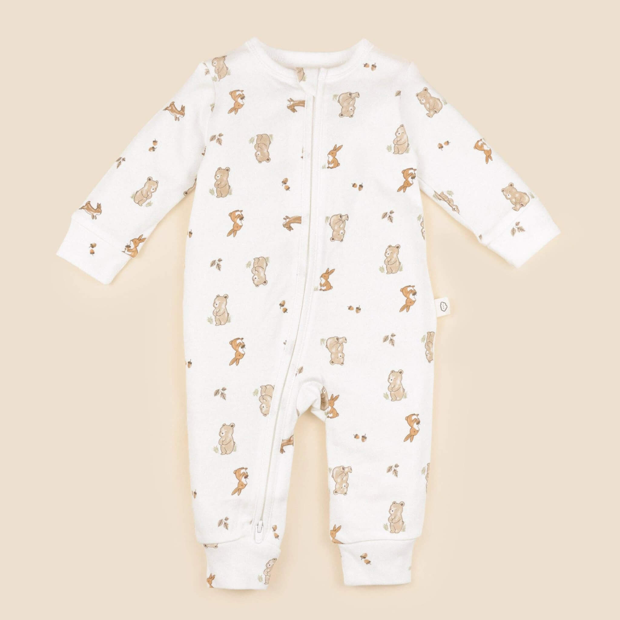 Bear and Bunny Organic Cotton Growsuit | Lummi Babywear
