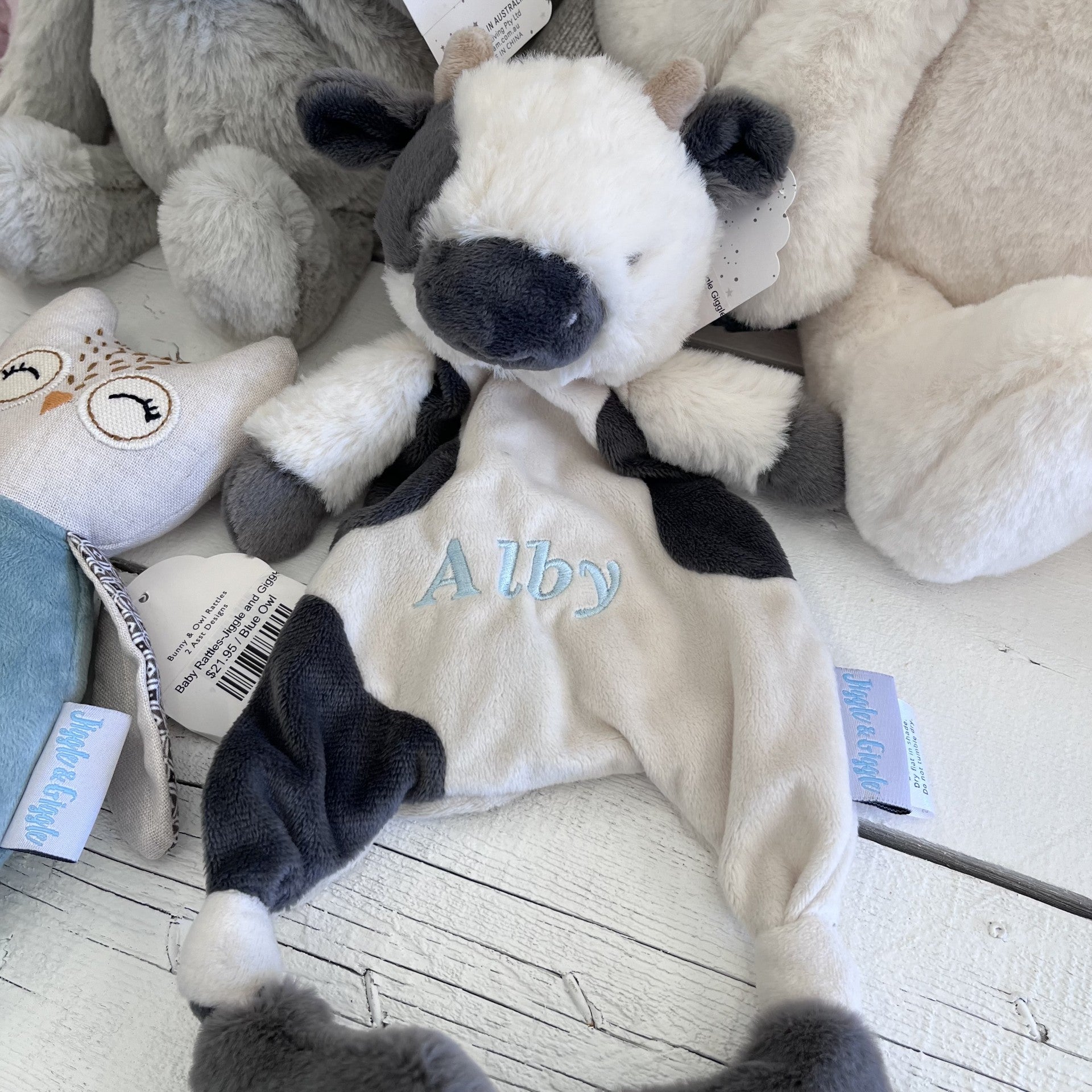 Bertie Cow Comforter-Jiggle Giggle
