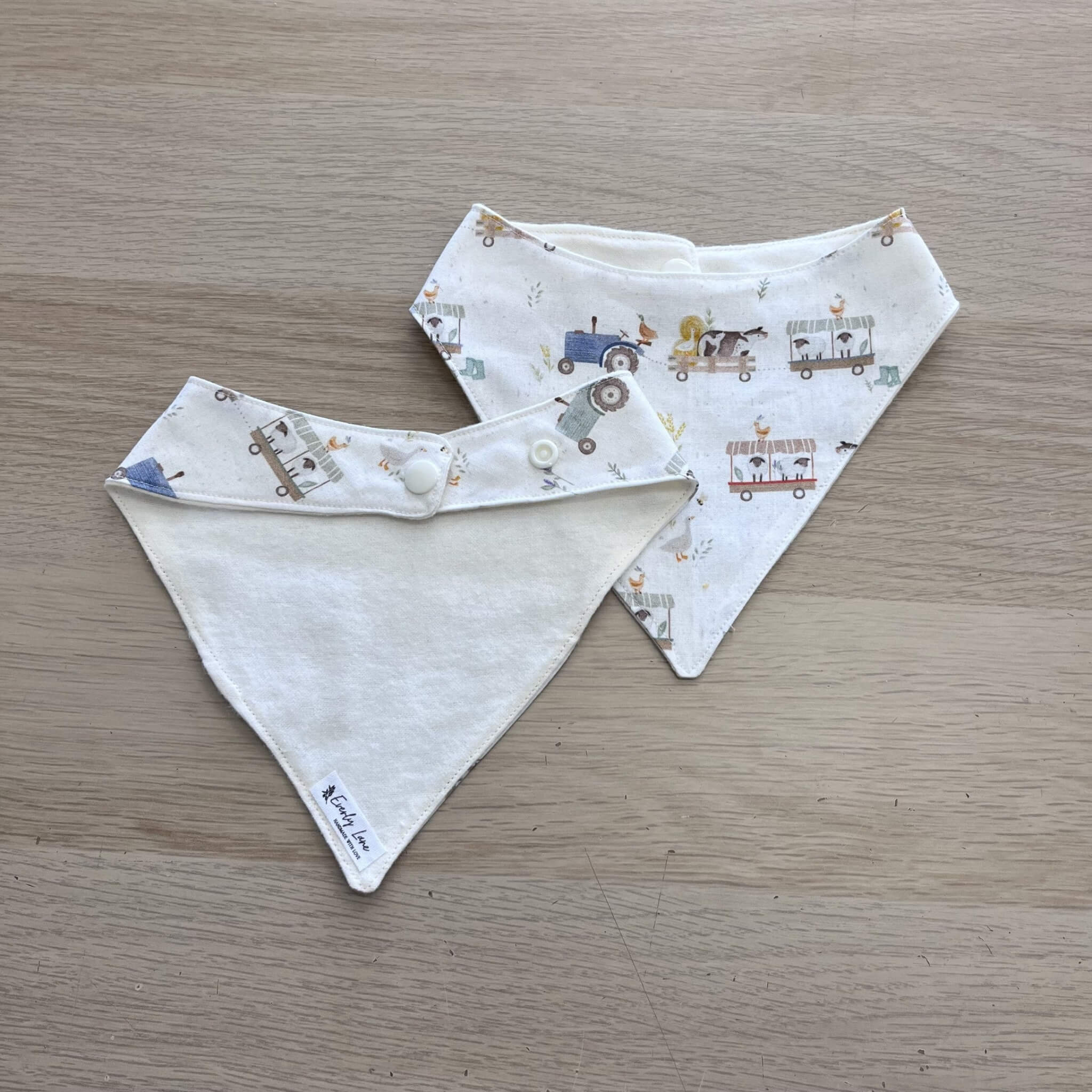 Everly Lane Handmade Cotton Bandana Baby Bib