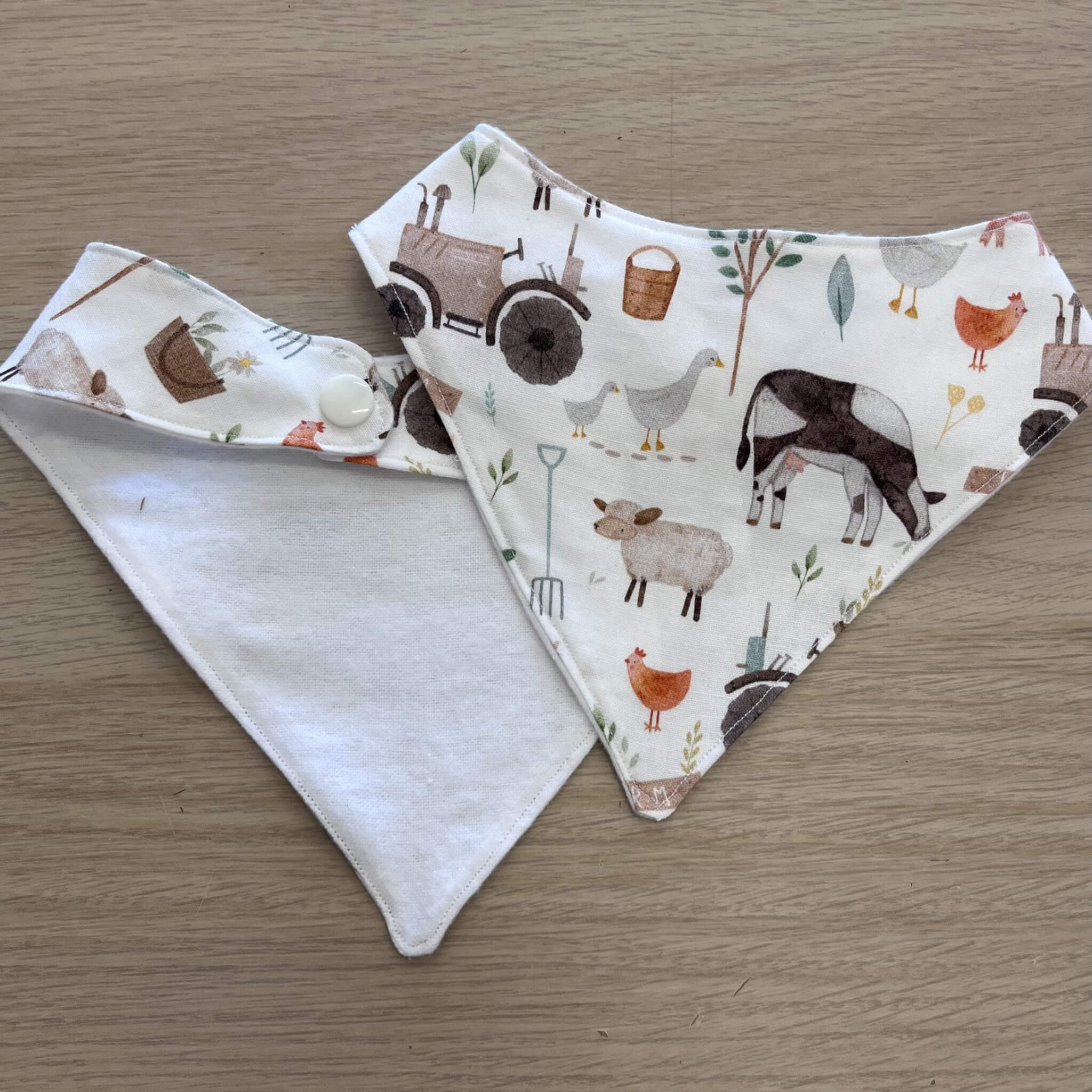 Everly Lane Handmade Cotton Bandana Baby Bib