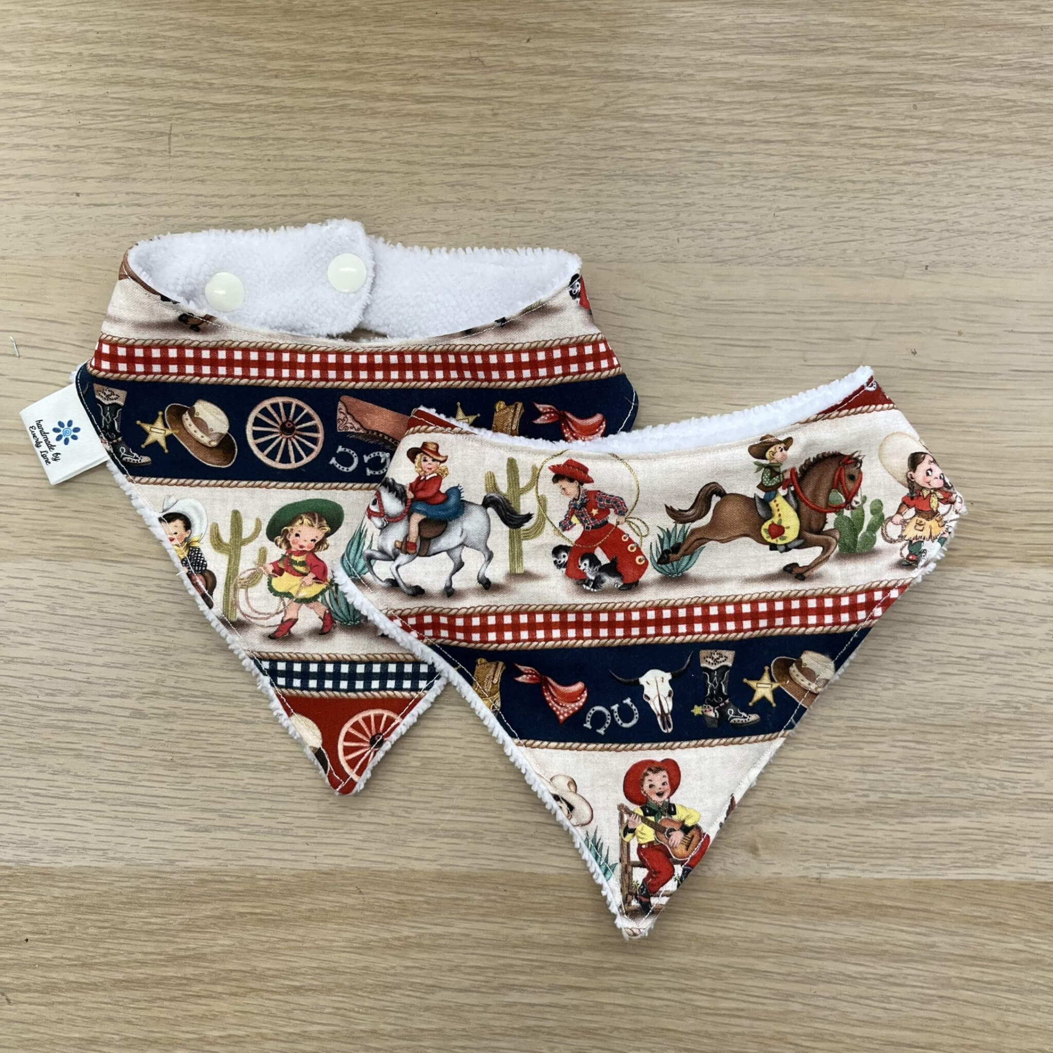 Everly Lane Handmade Cotton Bandana Baby Bib