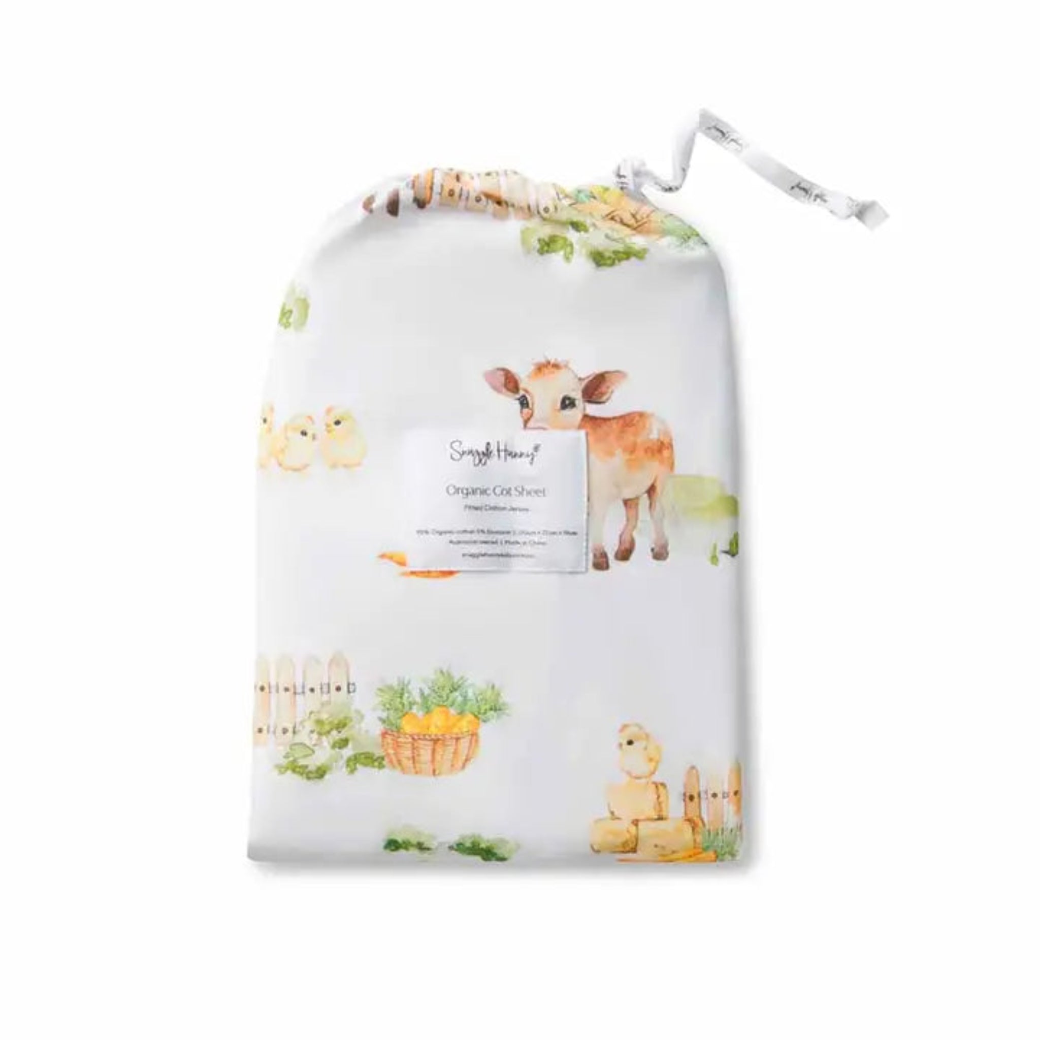 Fitted Cot Sheet Farm