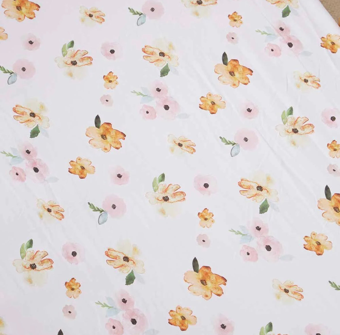 Poppy Bassinet Sheet/Change Pad Cover- Snuggle Hunny