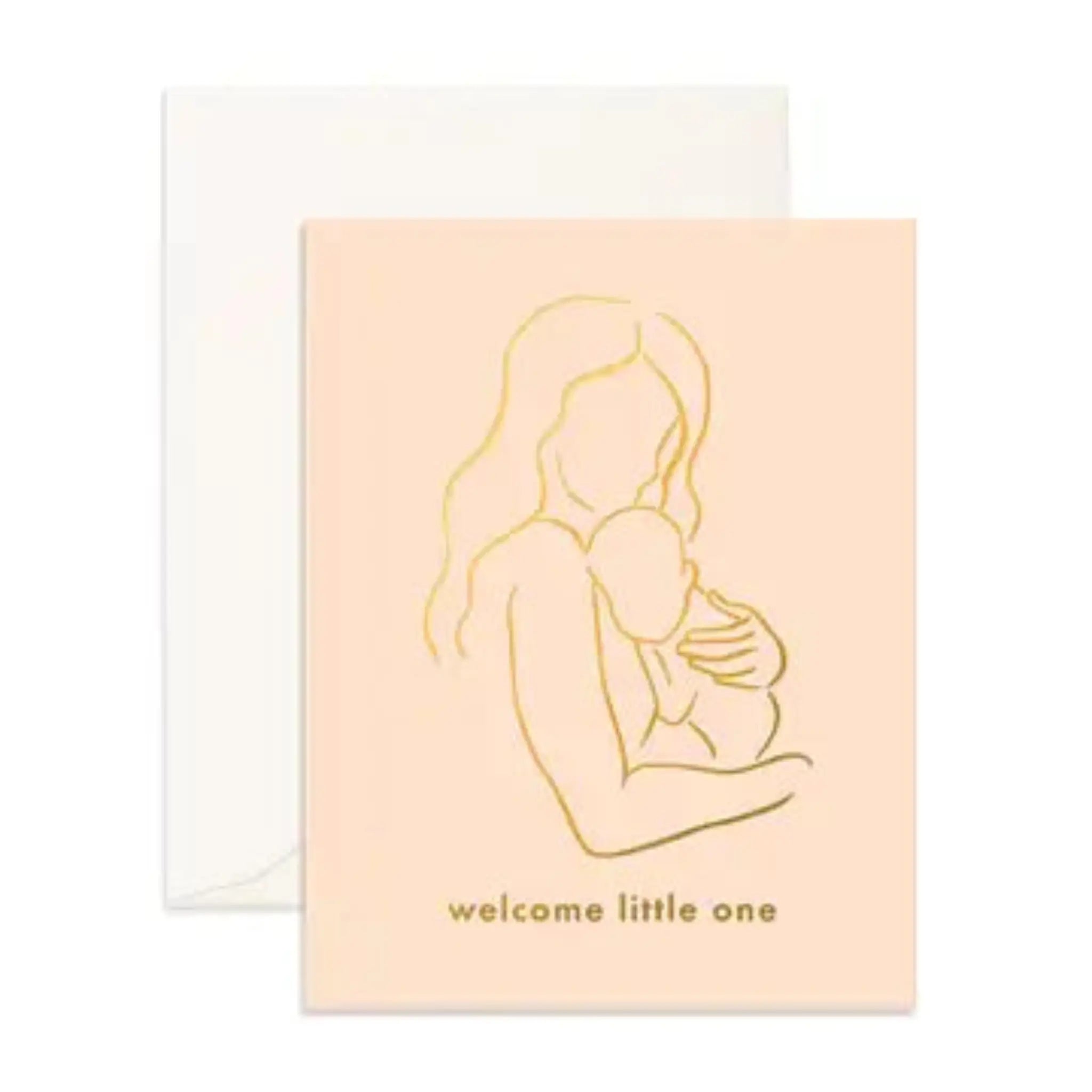 Greeting Card Welcome Little one