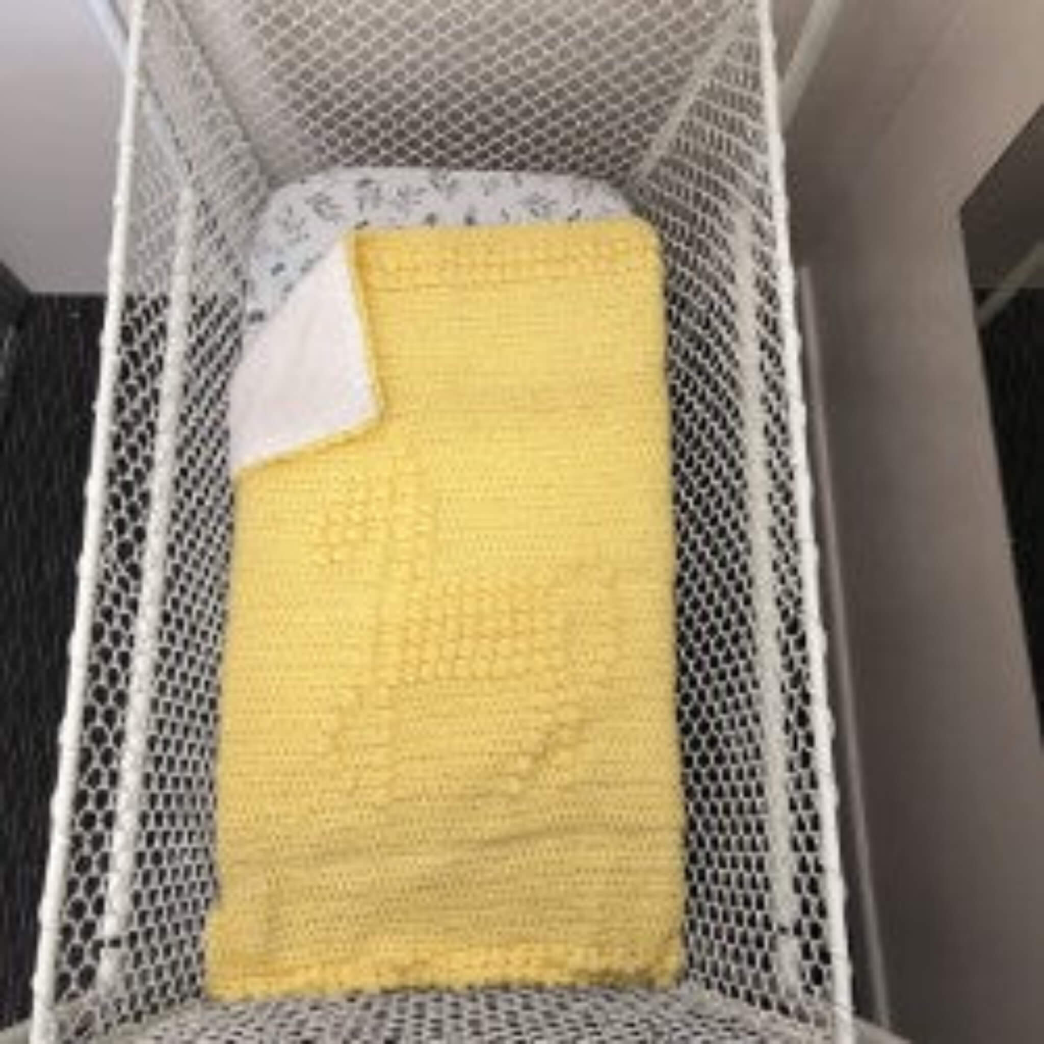 Hand Crocheted Baby Blanket Horse Design