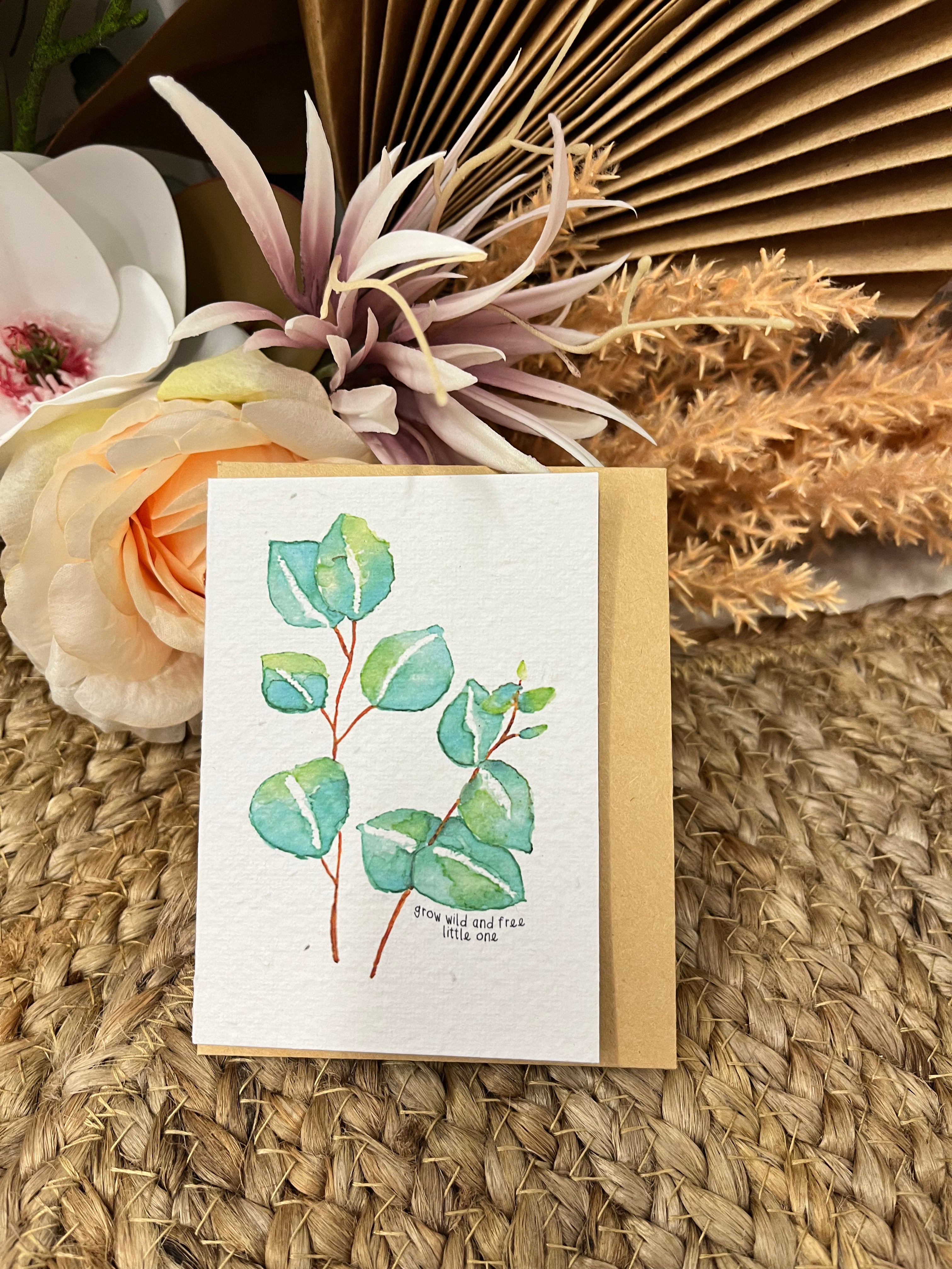 Sunshine Mini Collection Plantable Card-Hello Petal