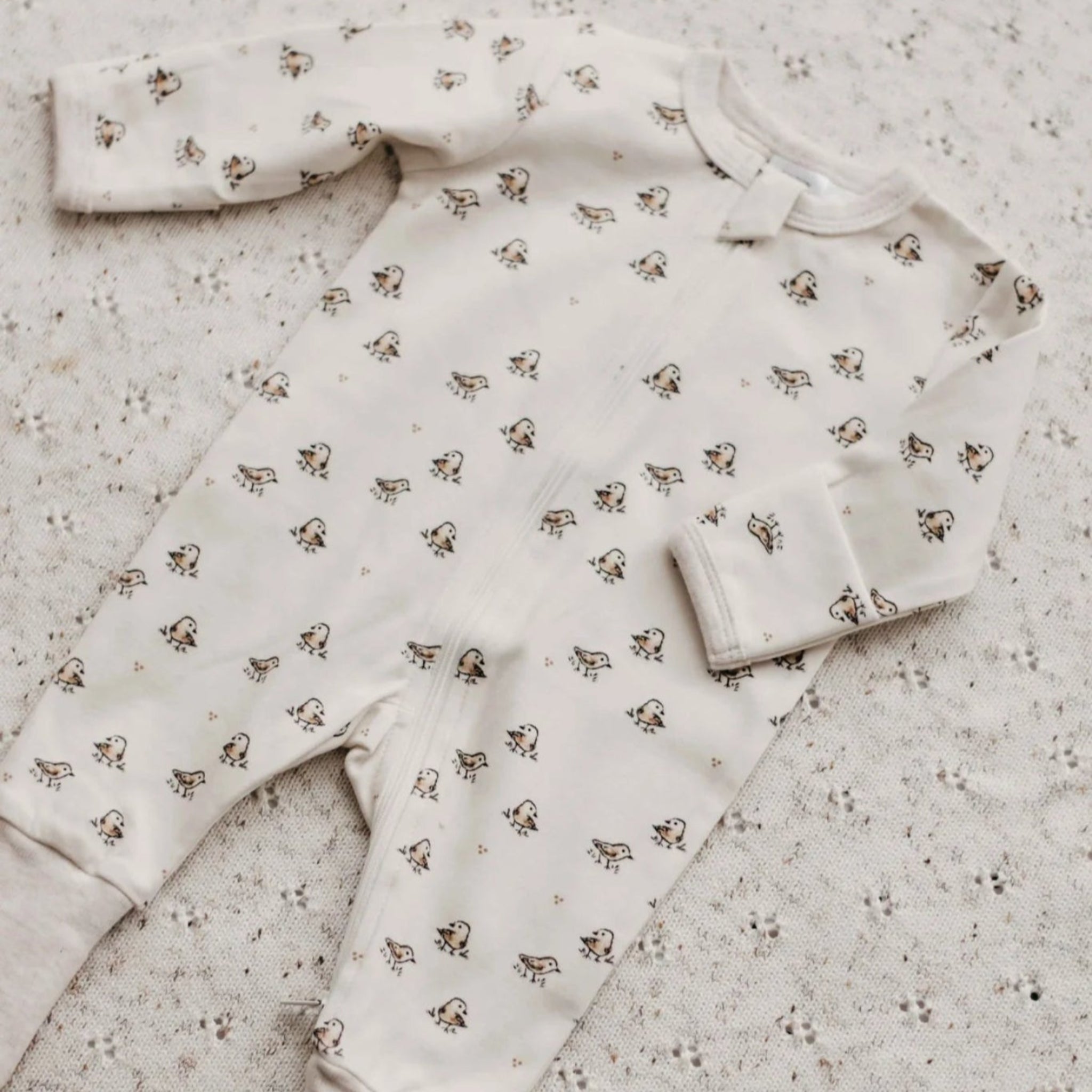 Little Chick Growsuit- Bencer & Hazelnut