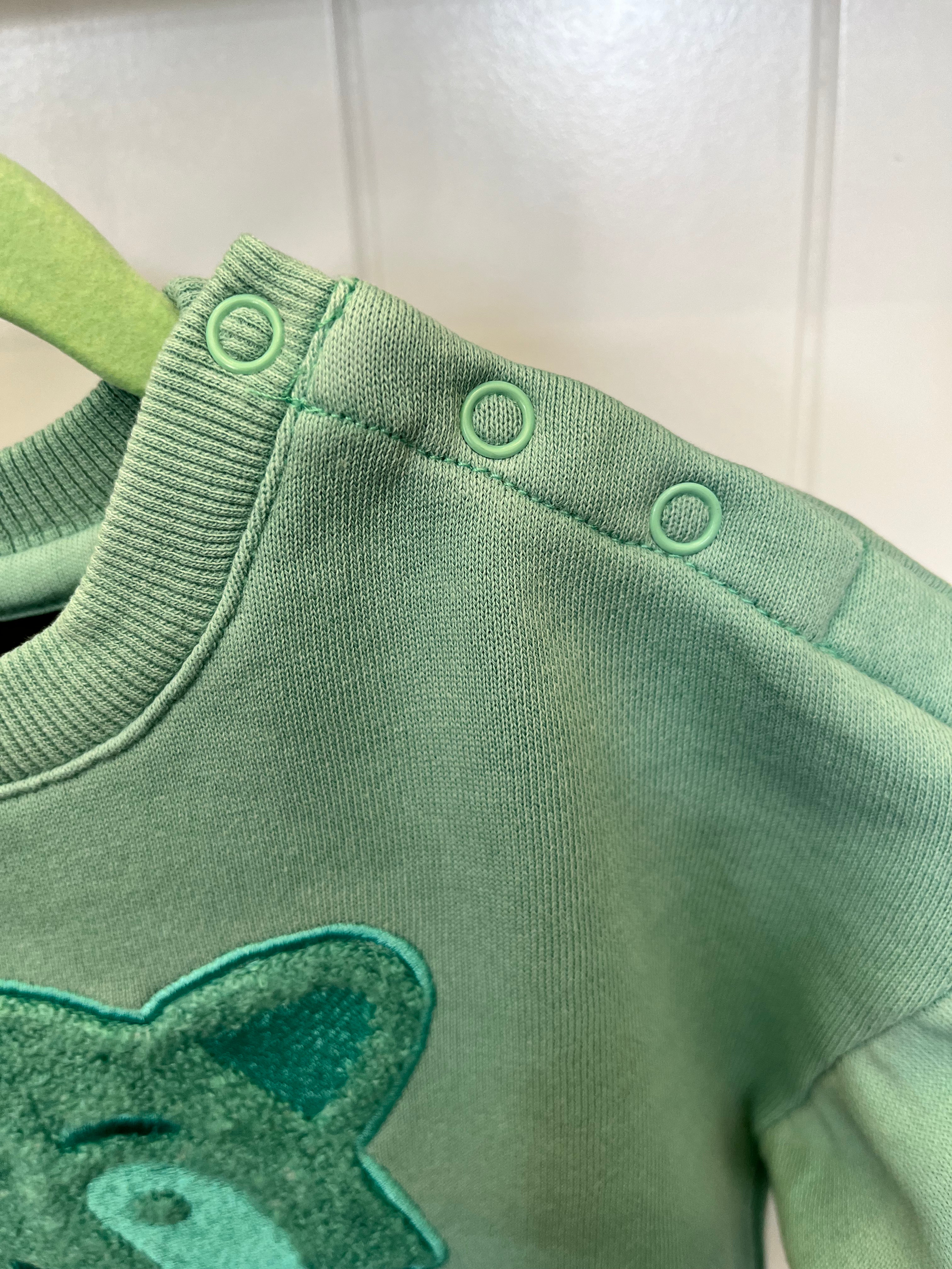 Raffael Crew Sweat Top Mint- Animal Cracker