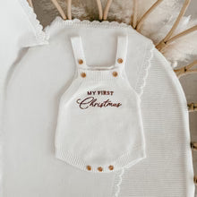 My First Christmas Knit Romper – Baby Holiday Outfit in Soft Cotton