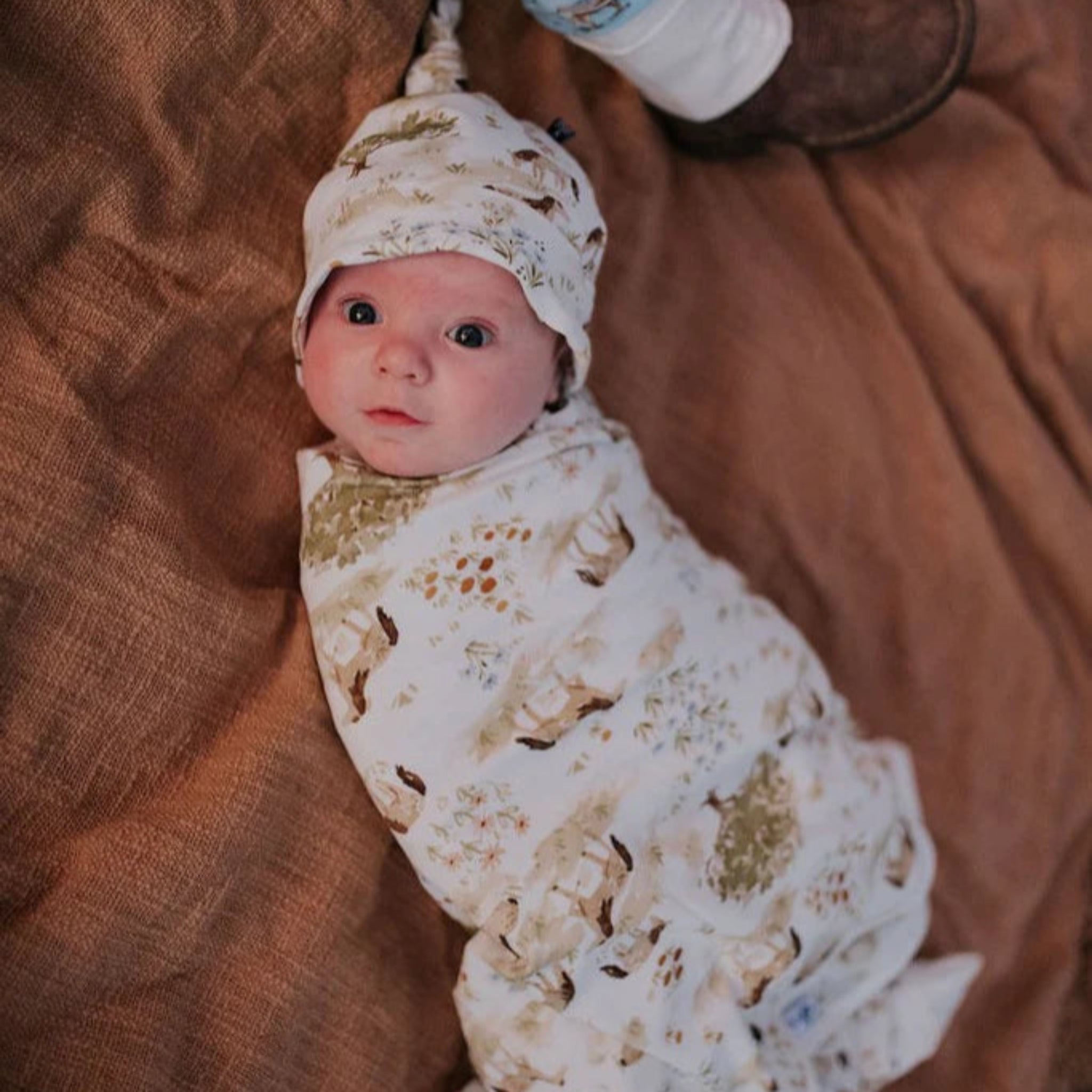 Horse Field Jersey Cotton Wrap