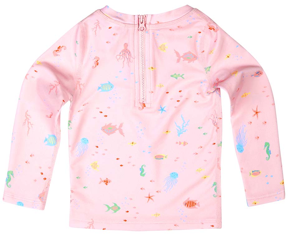Long Sleeve Rashie Coral
