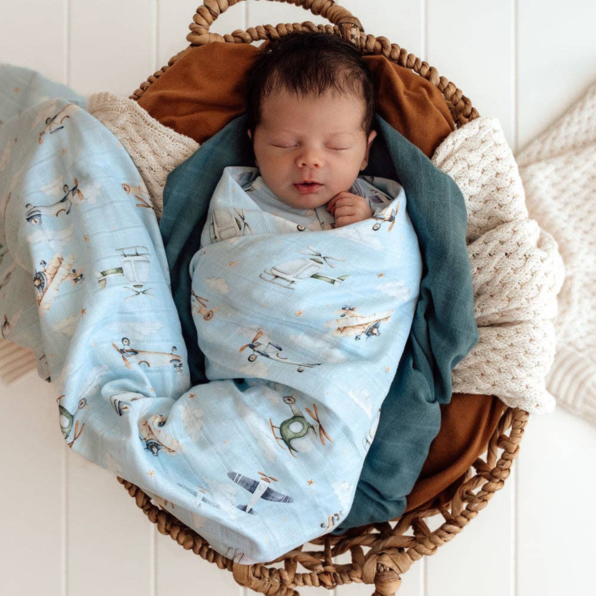 Muslin Wrap Taking Flight