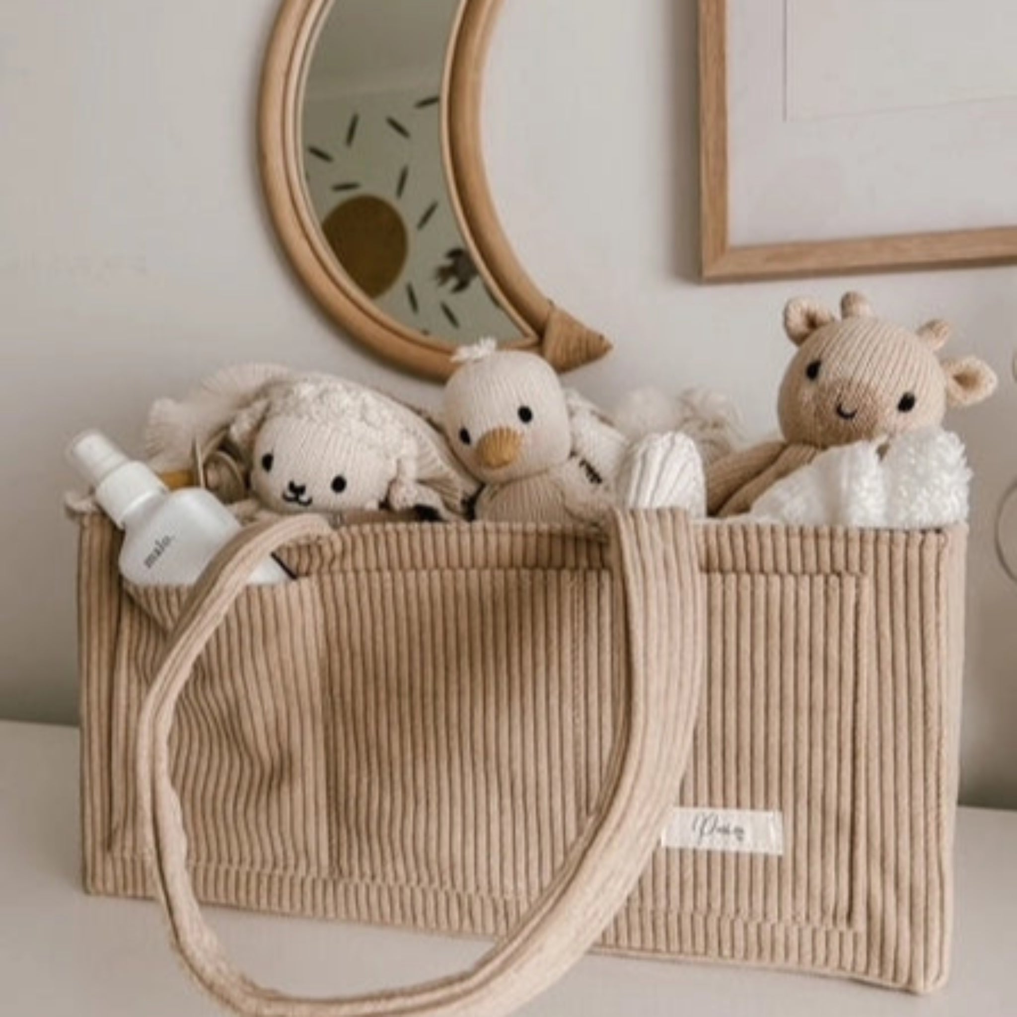 Nappy Caddy Cord Latte