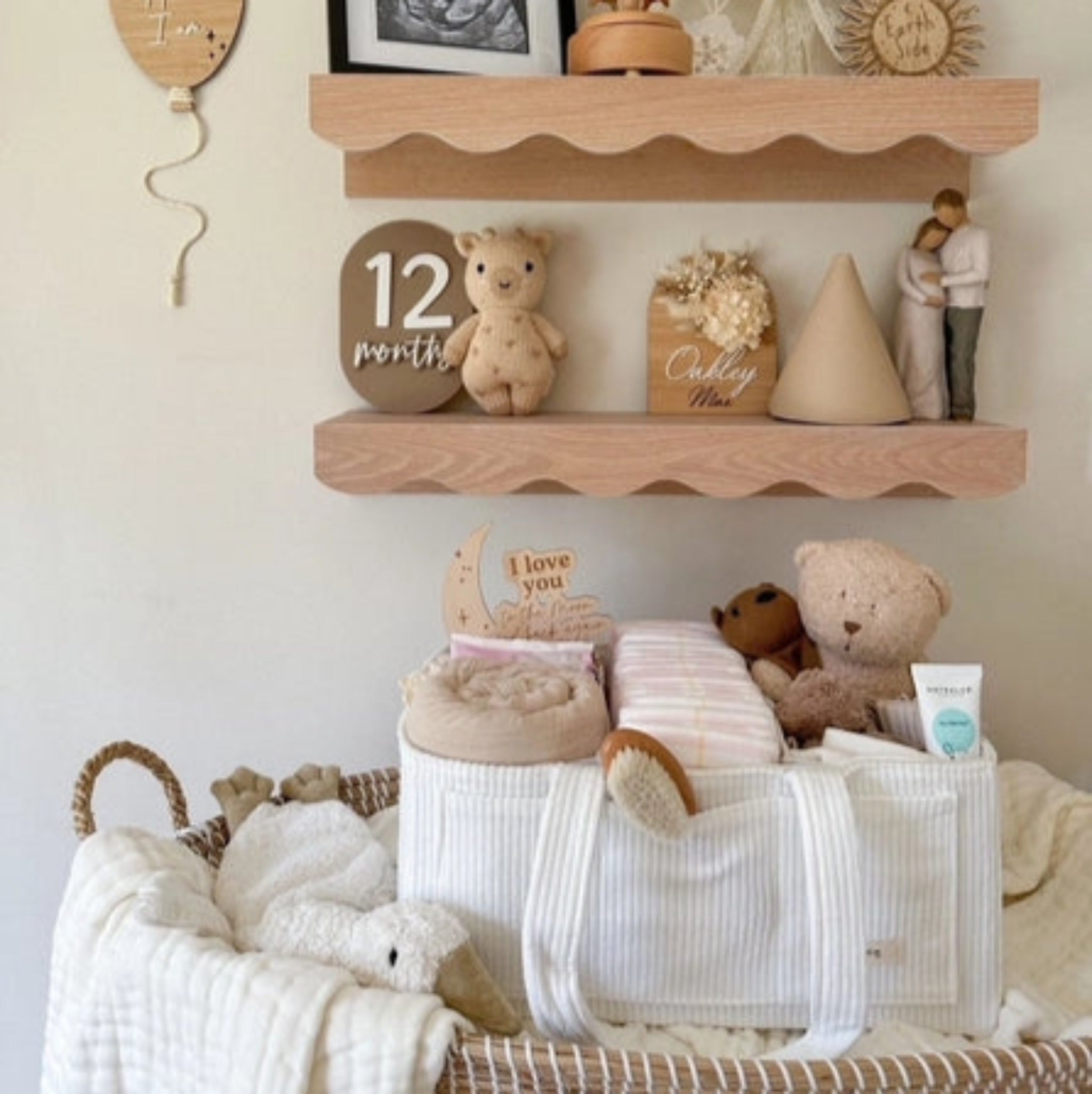 Nappy Caddy Cord White
