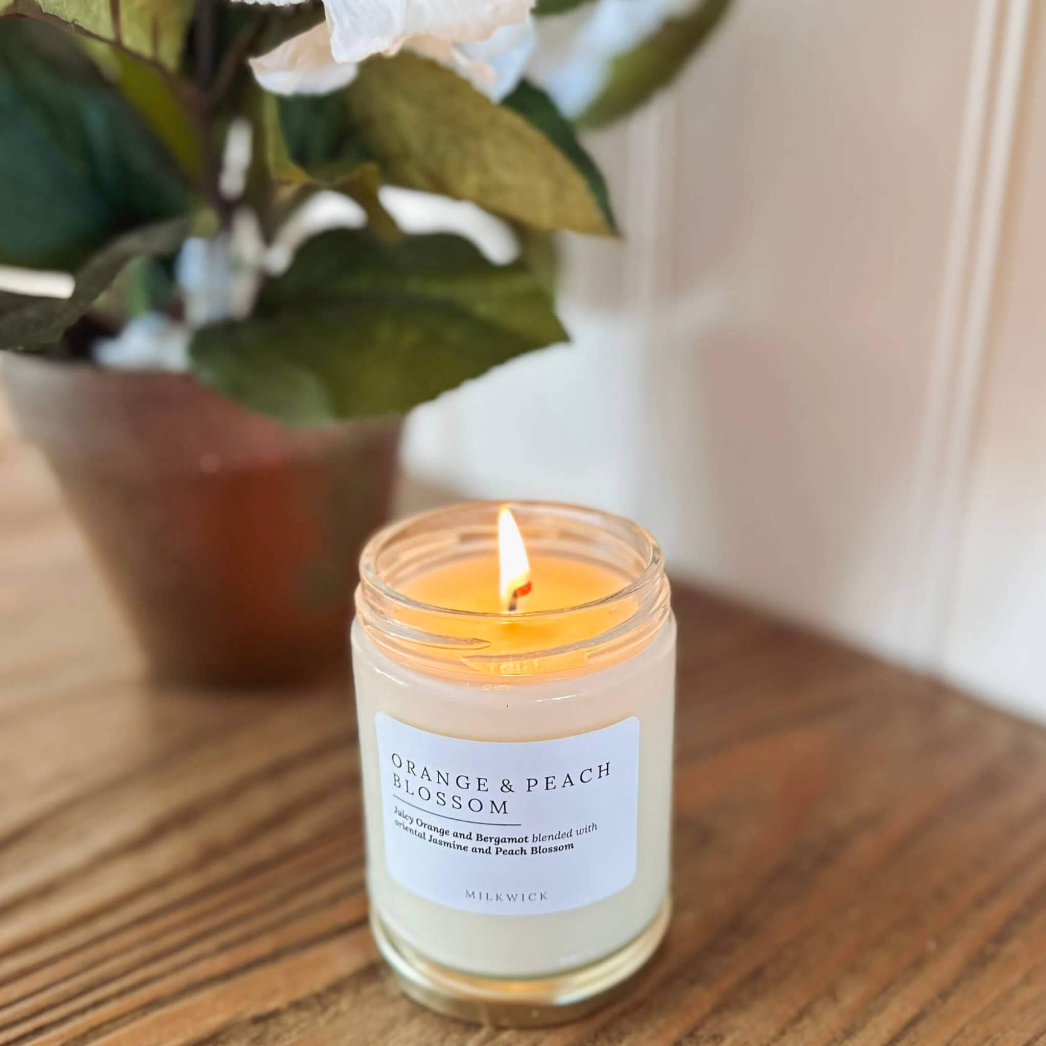 Orange & Peach Blossom – Natural Soy Candle