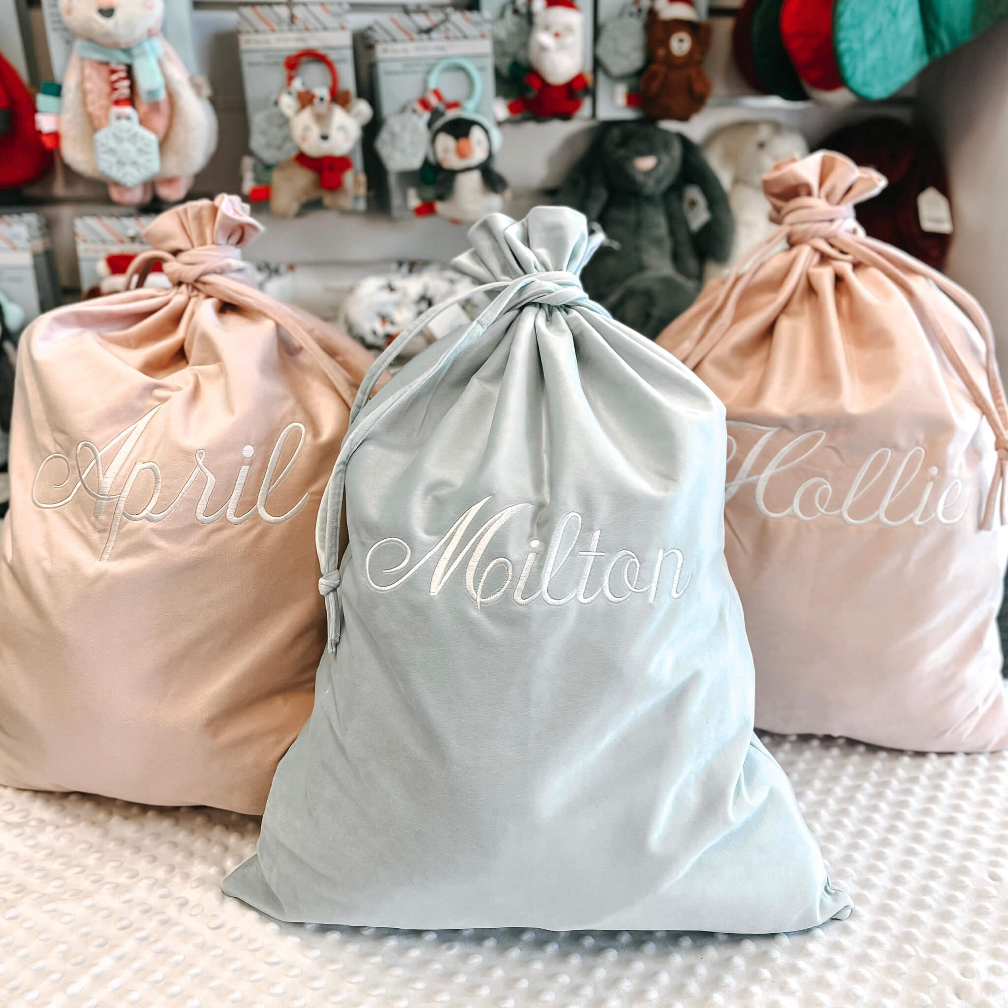 Personalised Santa Sack Embdroidery