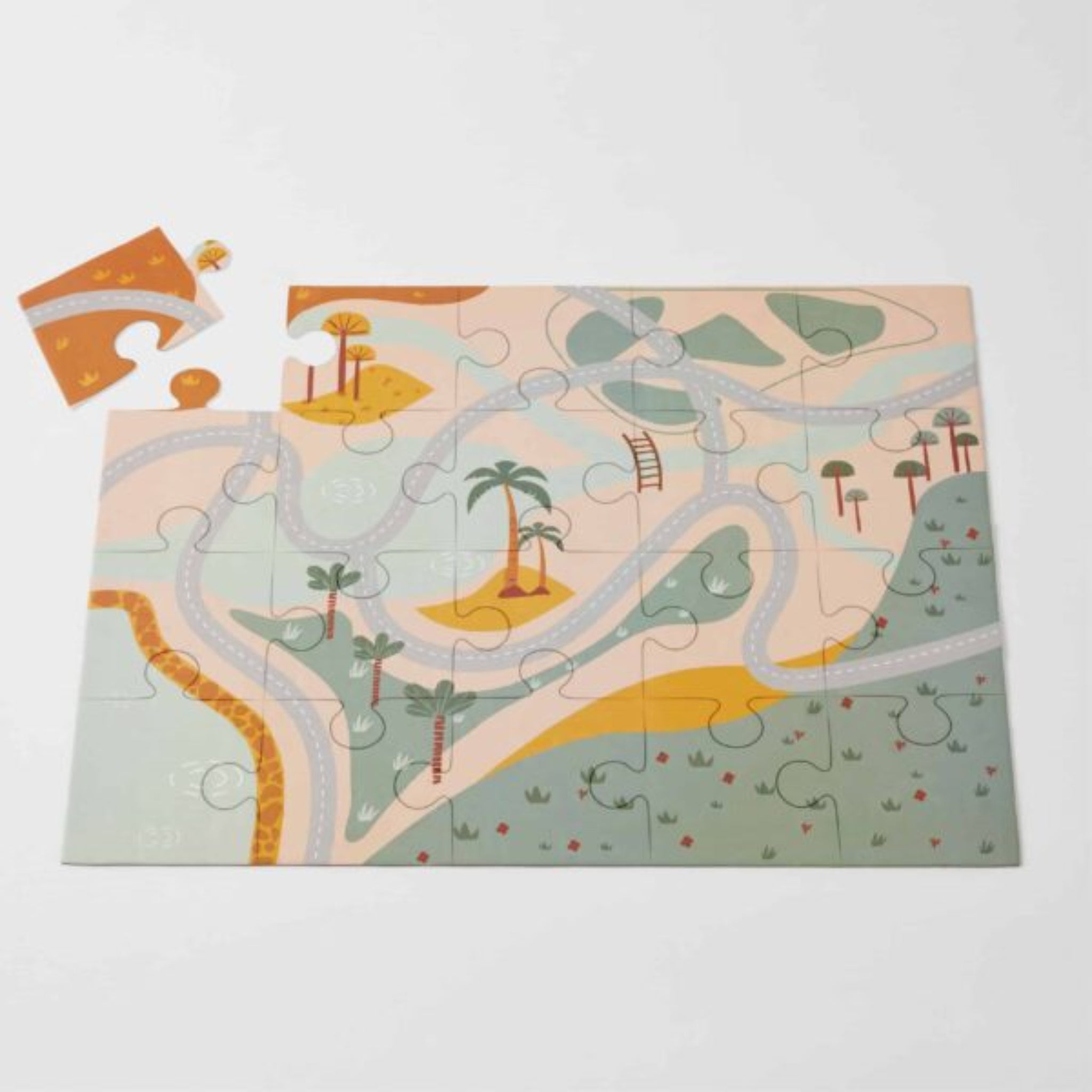 Puzzle Animal Train Set