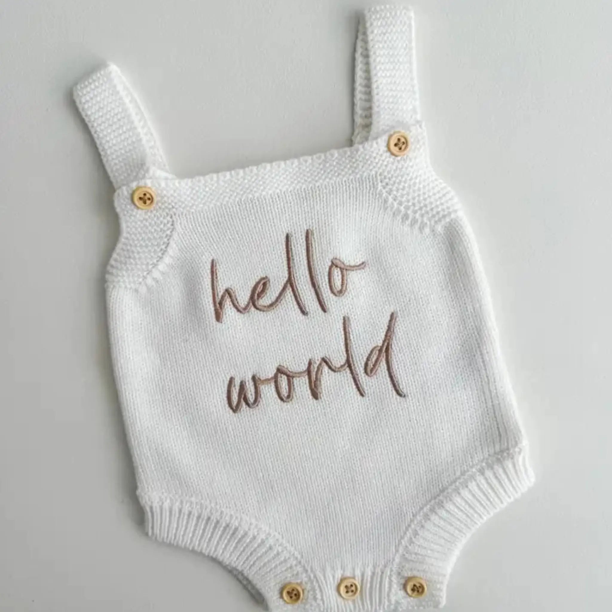 Ready-Made Birth Announcement Romper