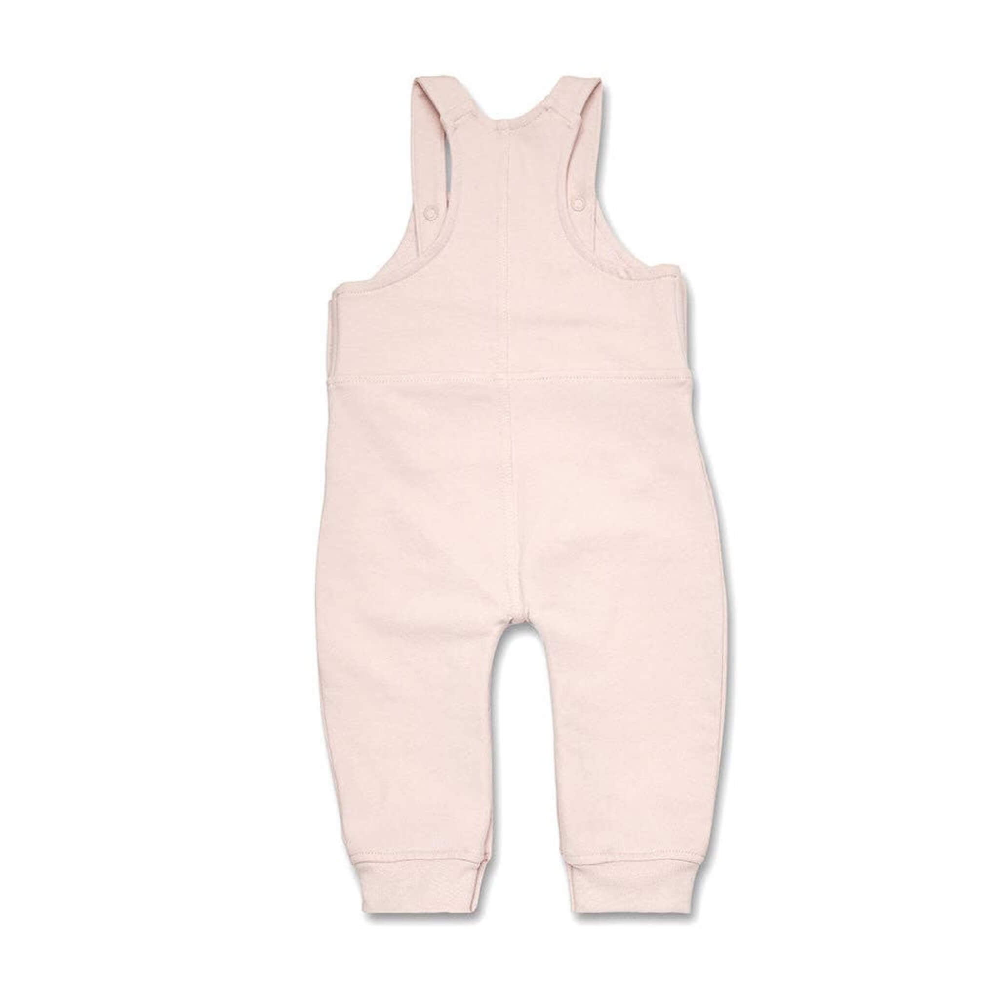 Snuggle Hunny Baby Pink Joey Overalls | Organic Cotton Babywear