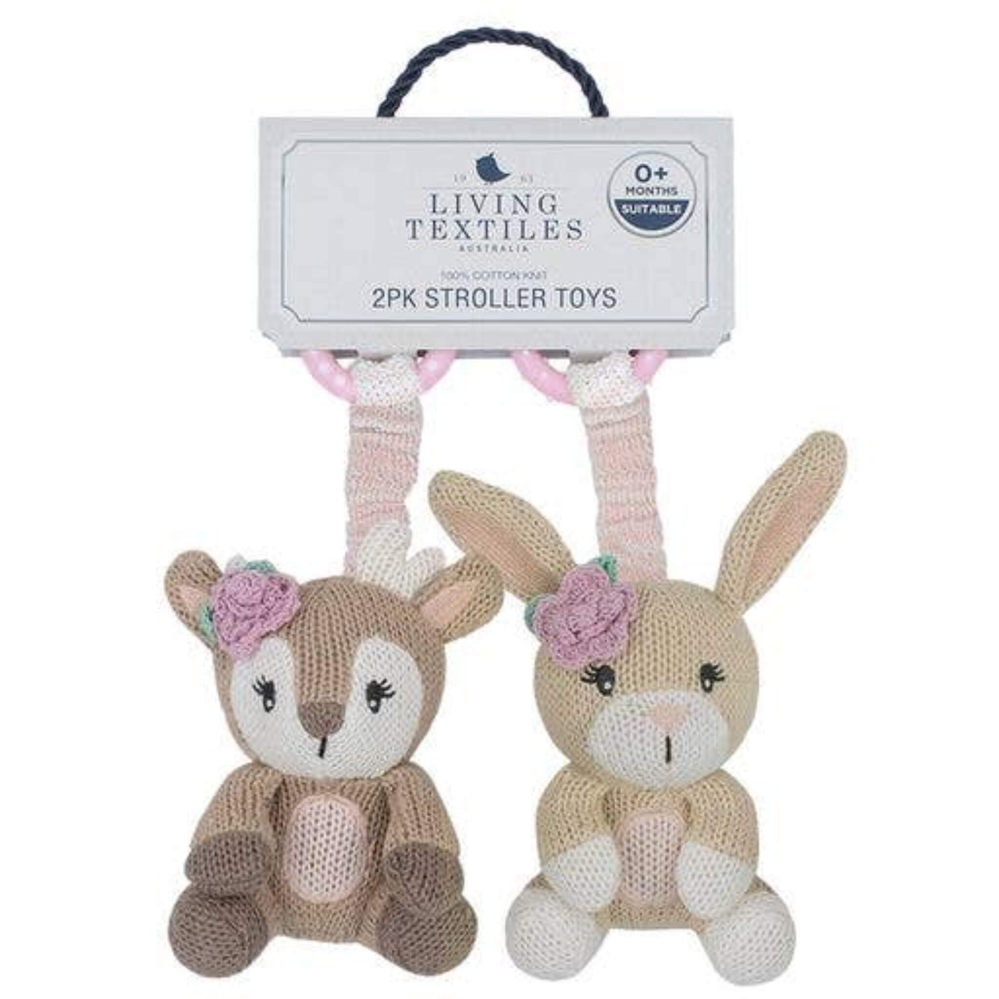 Stroller Toy Fawn Bunny