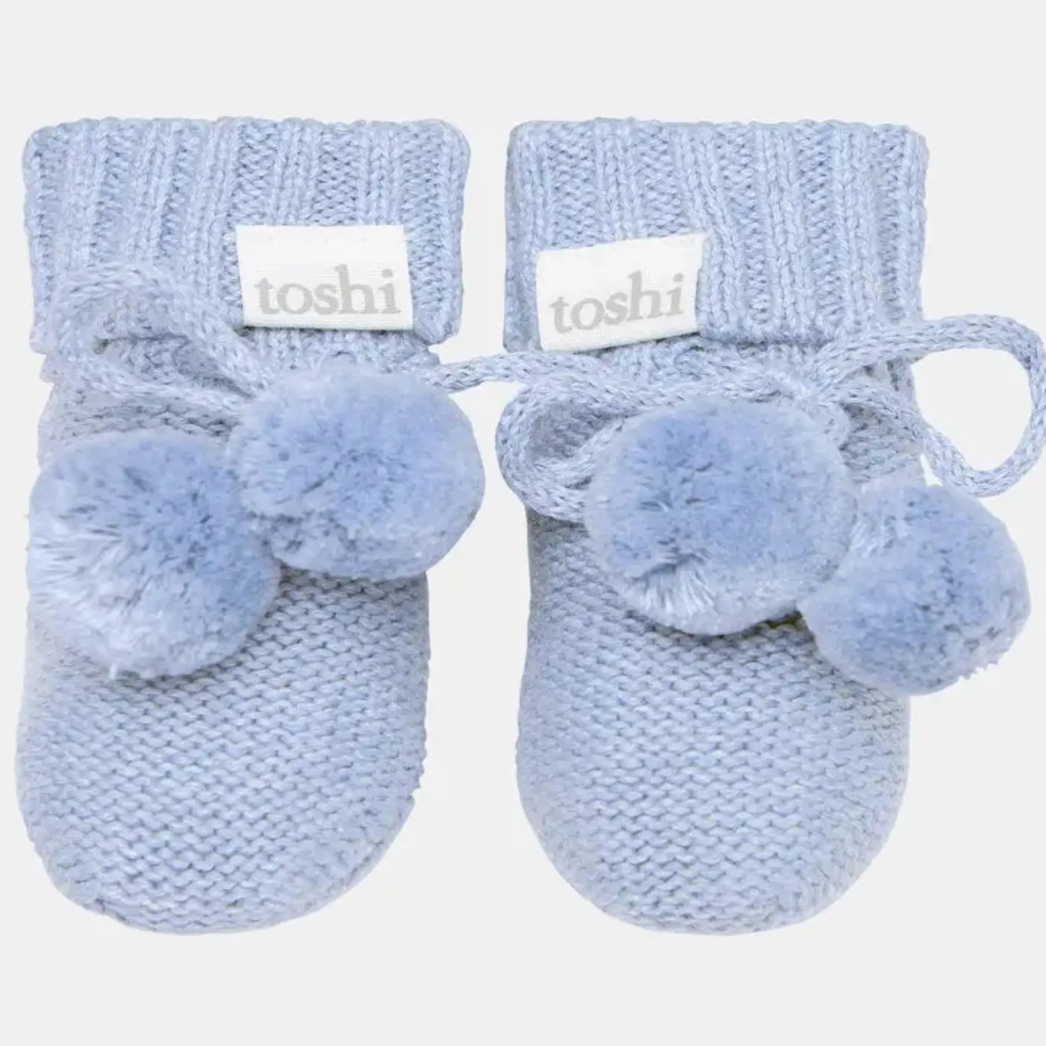 Toshi Marley Seabreeze Organic Baby Booties