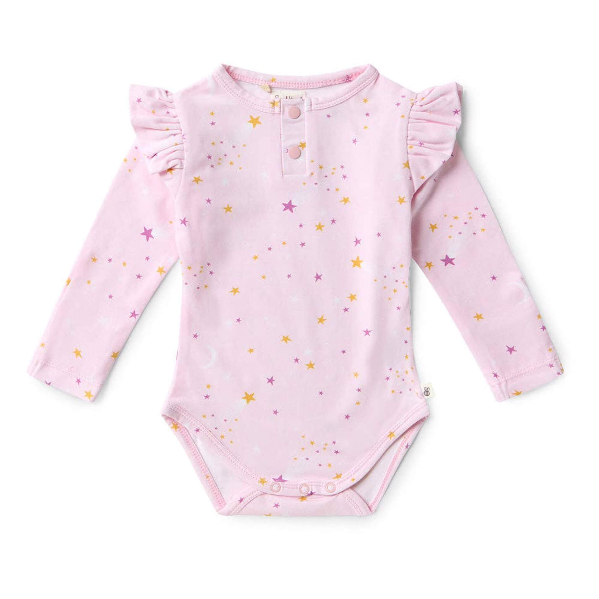 Twinkle Long Sleeve Bodysuit – Organic Cotton Baby Bodysuit