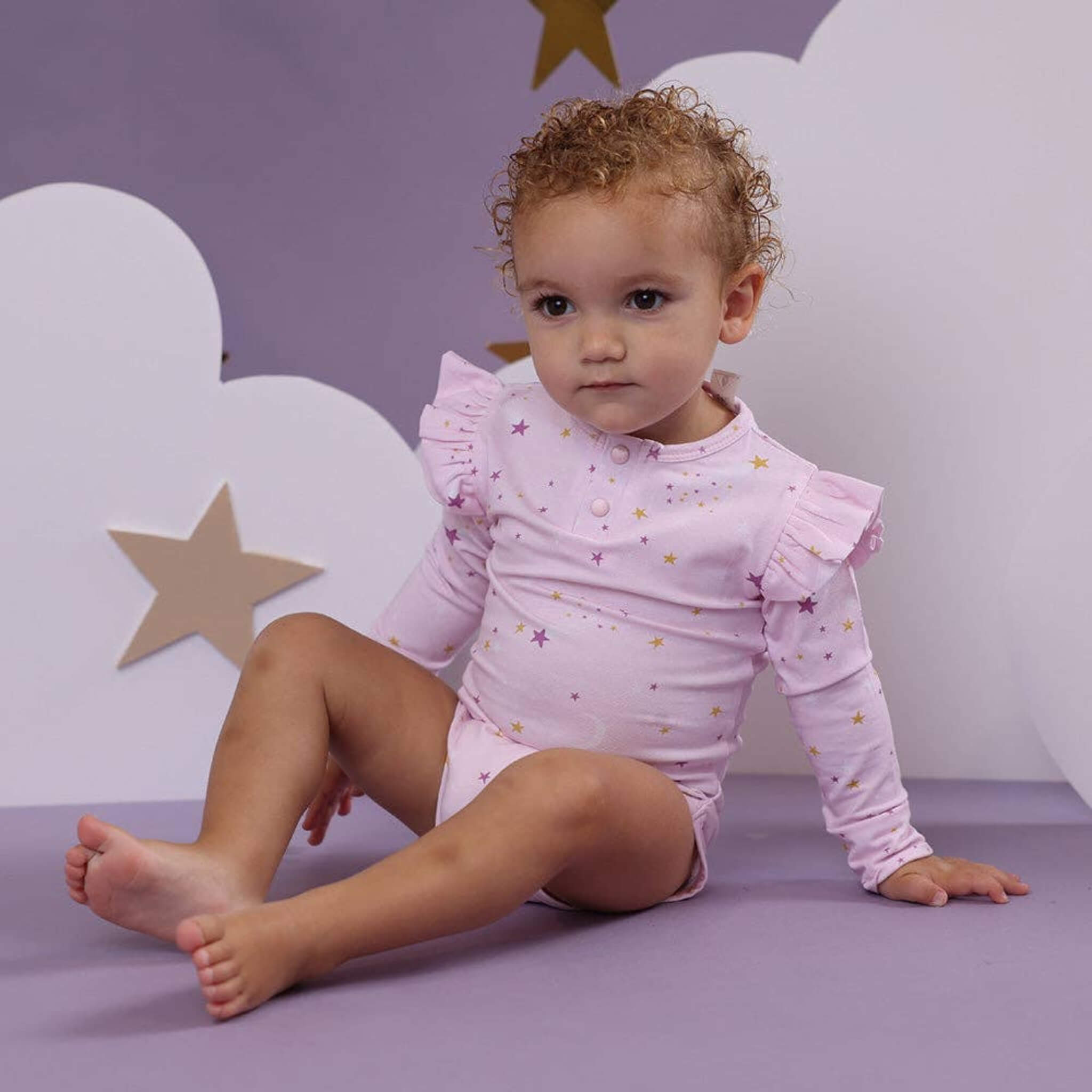 Twinkle Long Sleeve Bodysuit – Organic Cotton Baby Bodysuit