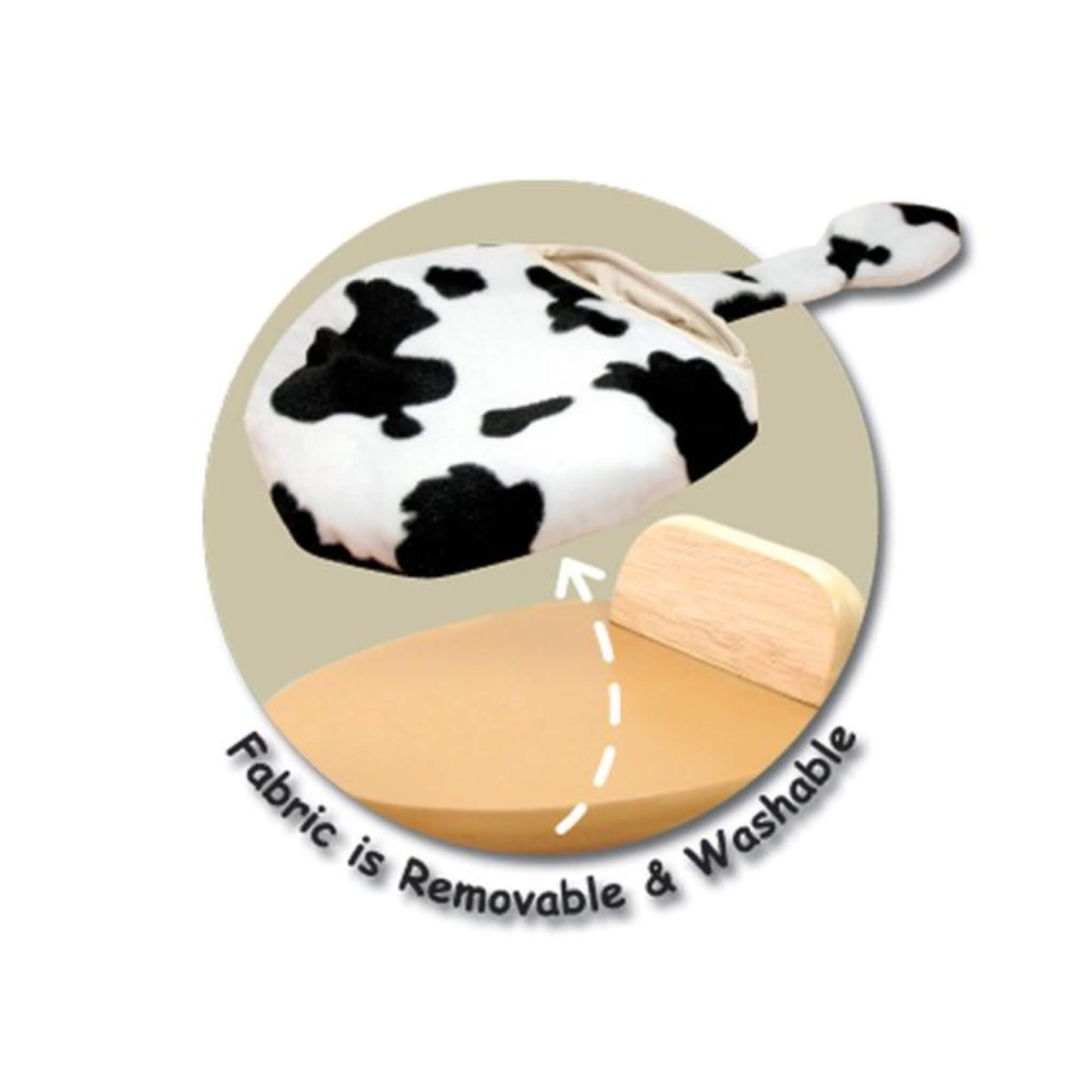 Wooden Cow Ride-On Trike