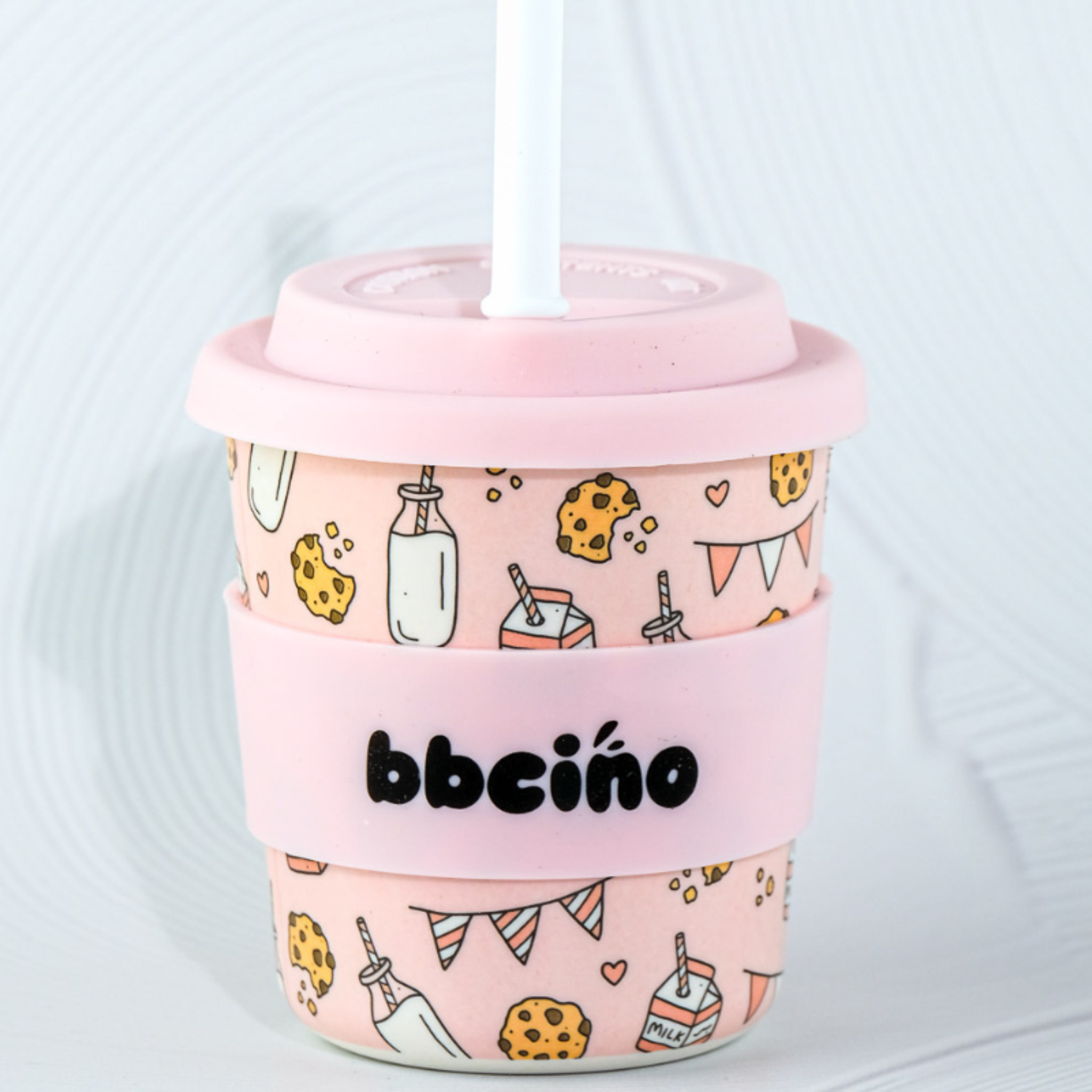 bbcino cup tough cookie in pink 240ml