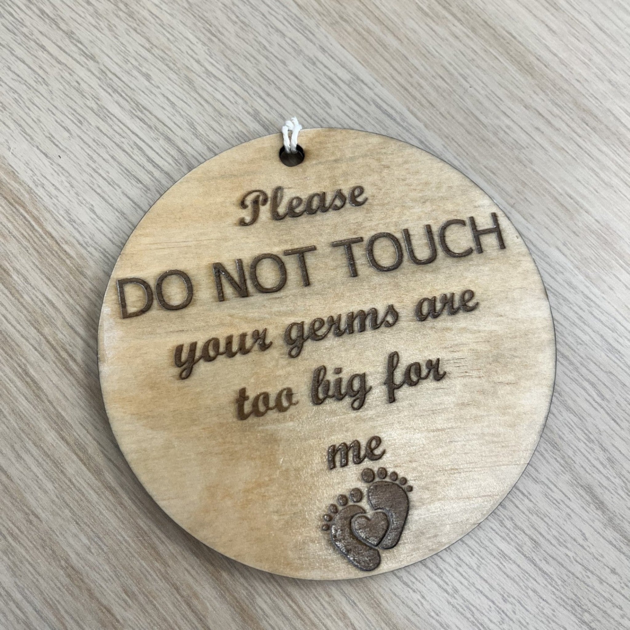 Please Don't Touch Disc- KELOLI Creations