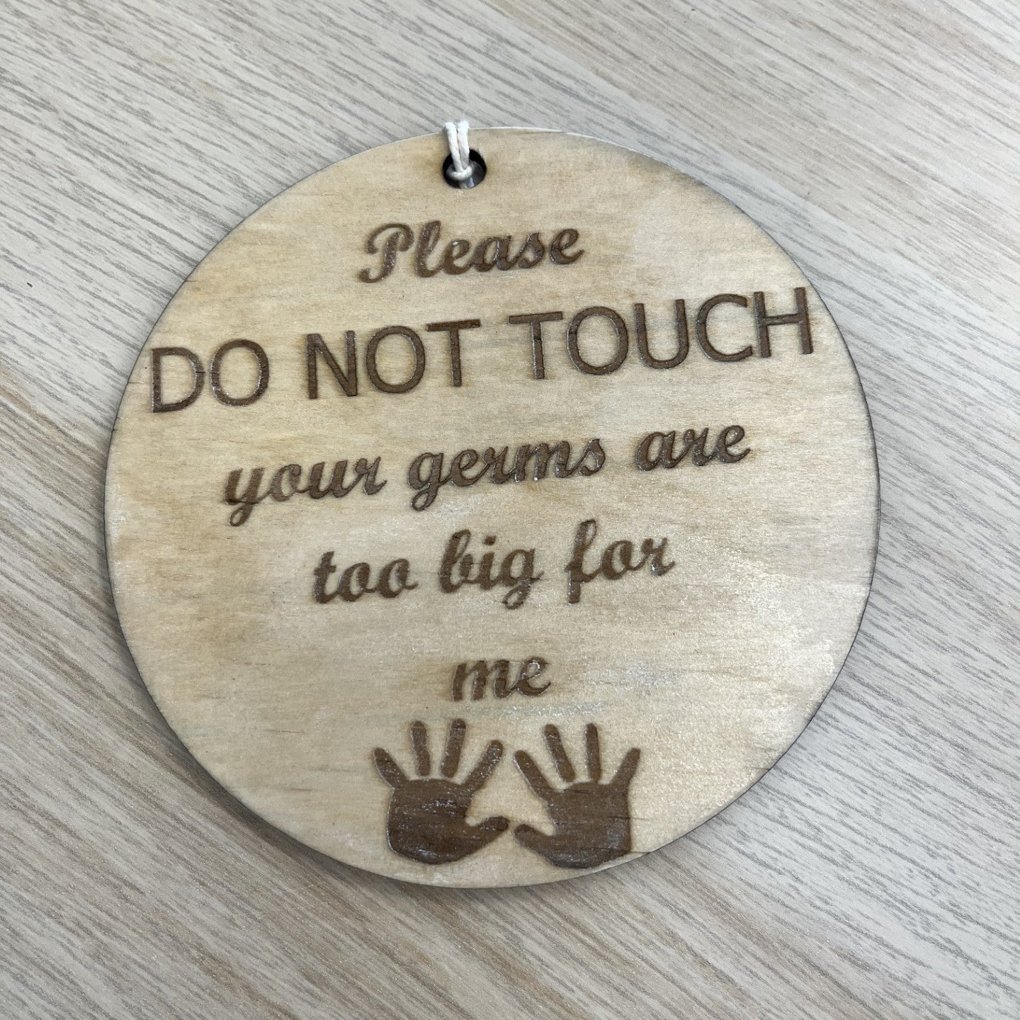 Please Don't Touch Disc- KELOLI Creations