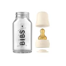 Glass Ivory Bottle set 110mls- BIBS Kollektive