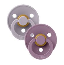 Fossil Grey/Mauve-BIBS Anatomical Dummy 2pk