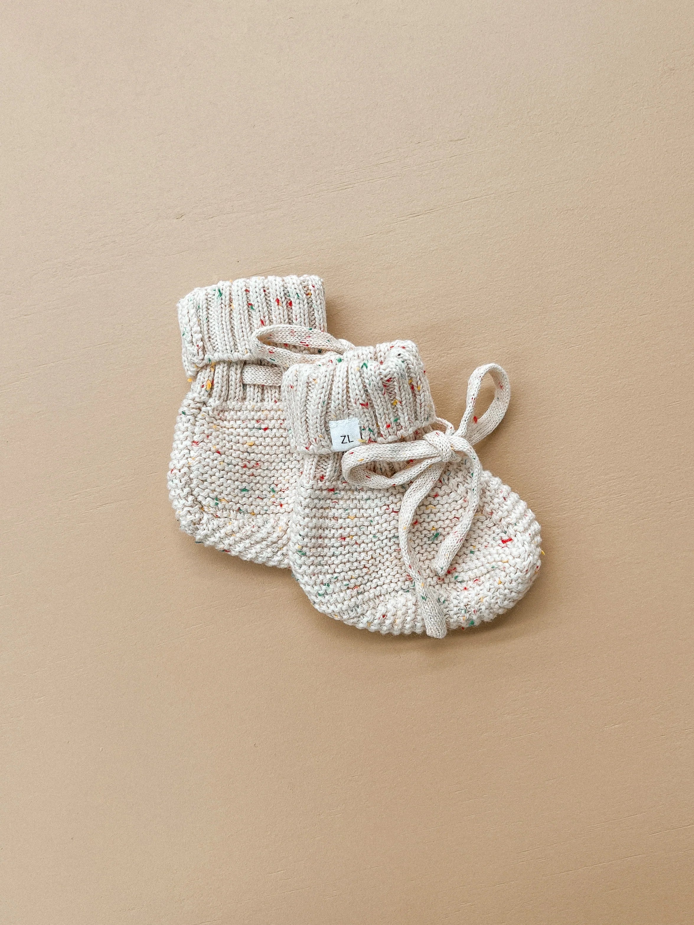Booties | Oatmeal Fleck