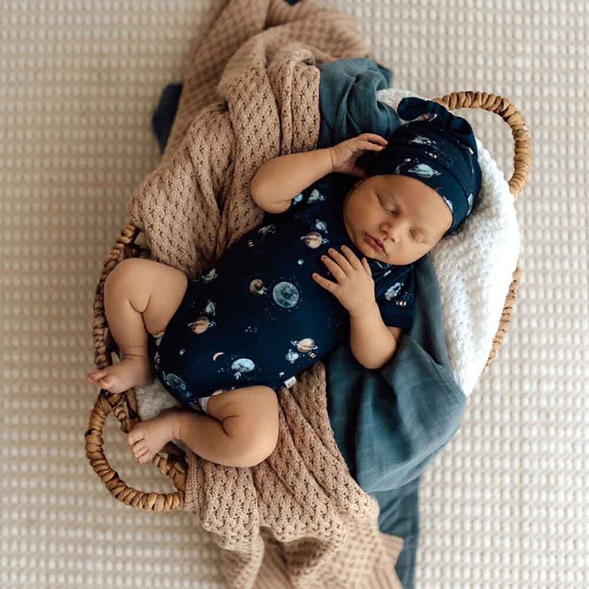 Milky Way | Organic Short Sleeve Bodysuit