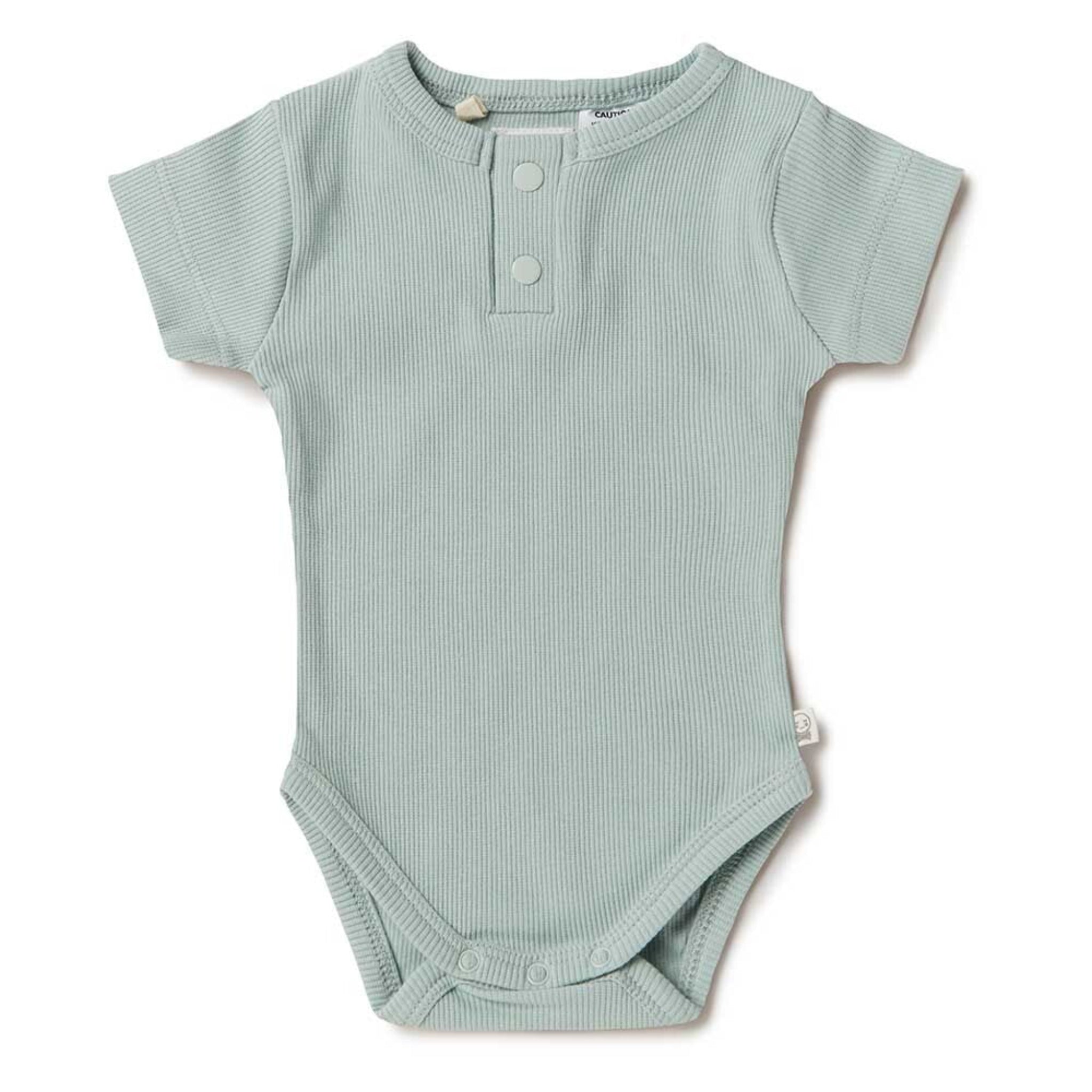 Sage | Organic Short Sleeve Bodysuit