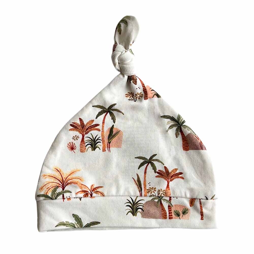 Palm Springs Organic Knotted Beanie-Snuggle Hunny