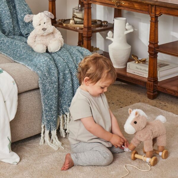 Pull Along Plush Horse | Jiggle and Giggle