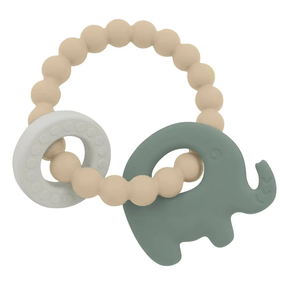 Elephant Silicone Teether-Living  Textiles