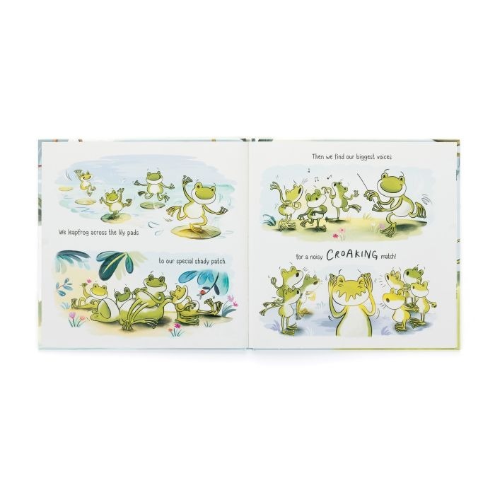 A Fantastic Day for Finnegan Frog Book-Jellycat