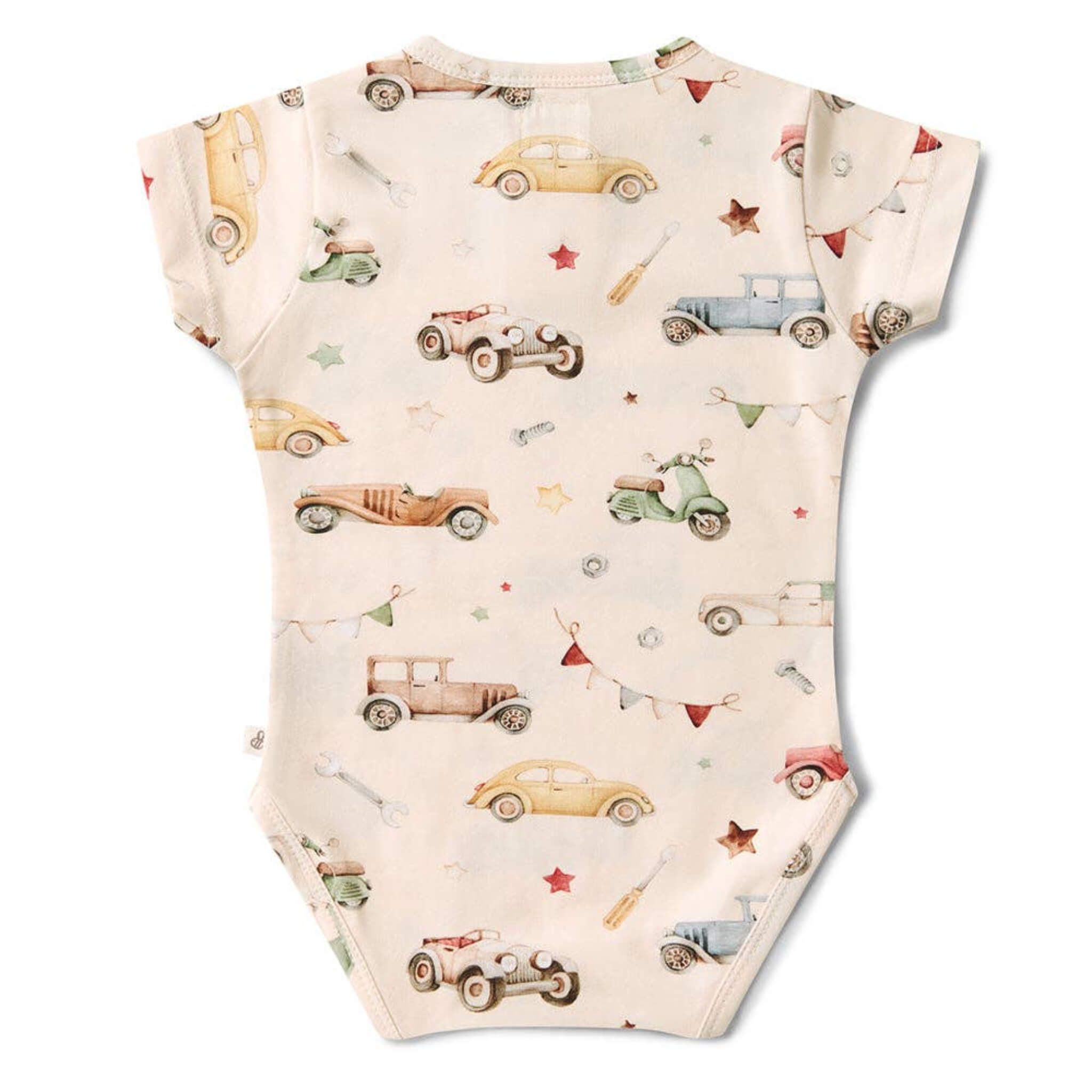 Baby Bodysuit Vintage Cars 