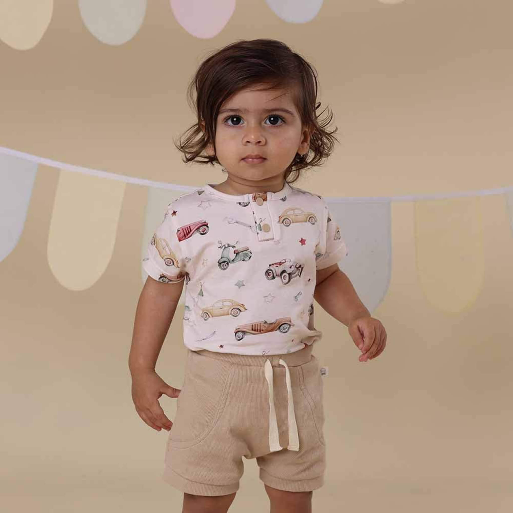 Baby Bodysuit Vintage Cars 