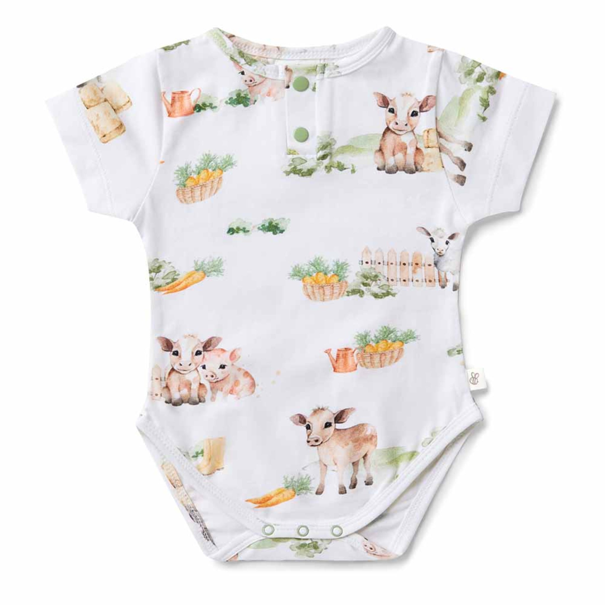 Baby Bodysuits Farm
